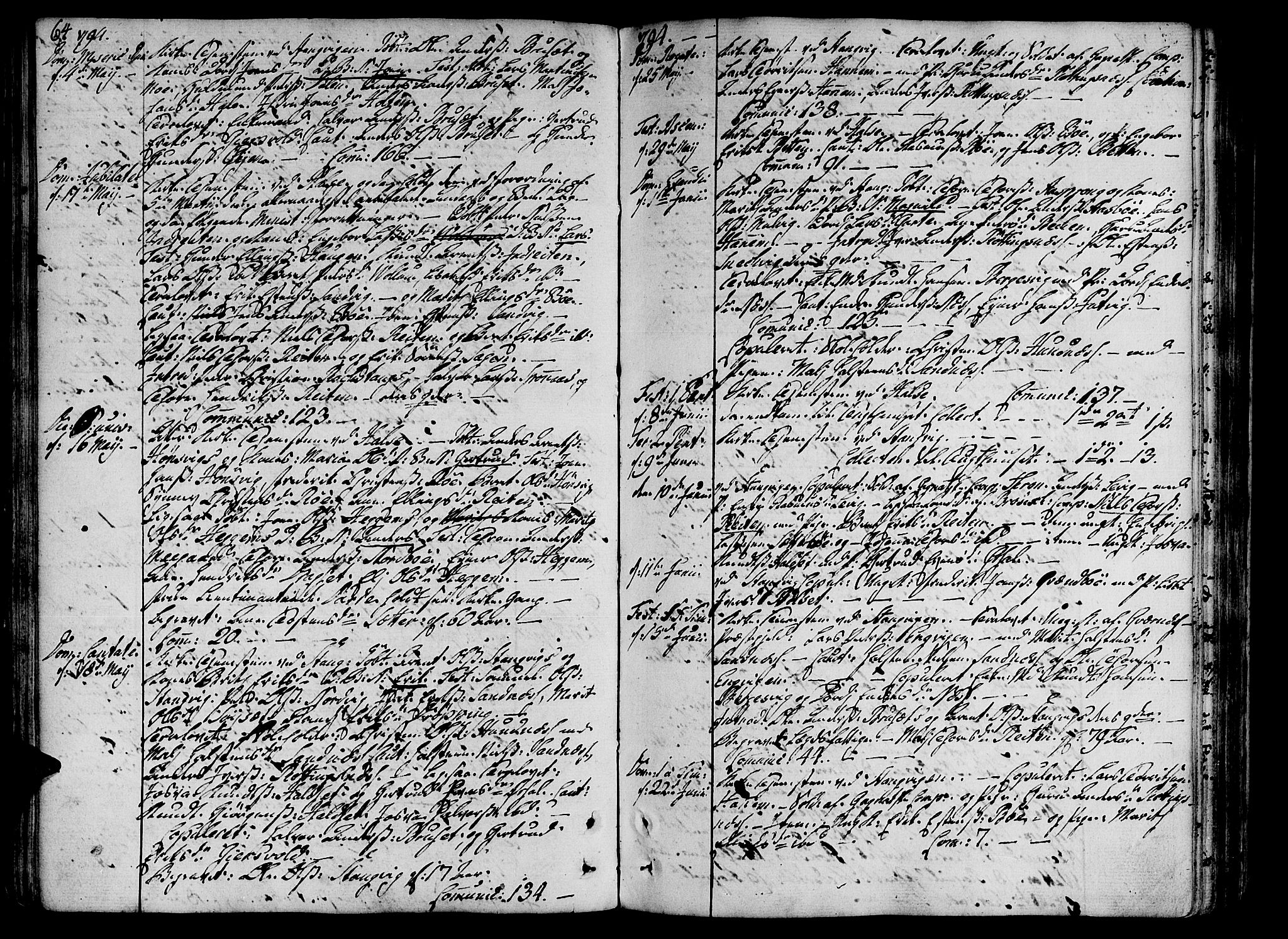 Ministerialprotokoller, klokkerbøker og fødselsregistre - Møre og Romsdal, AV/SAT-A-1454/592/L1022: Parish register (official) no. 592A01, 1784-1819, p. 64