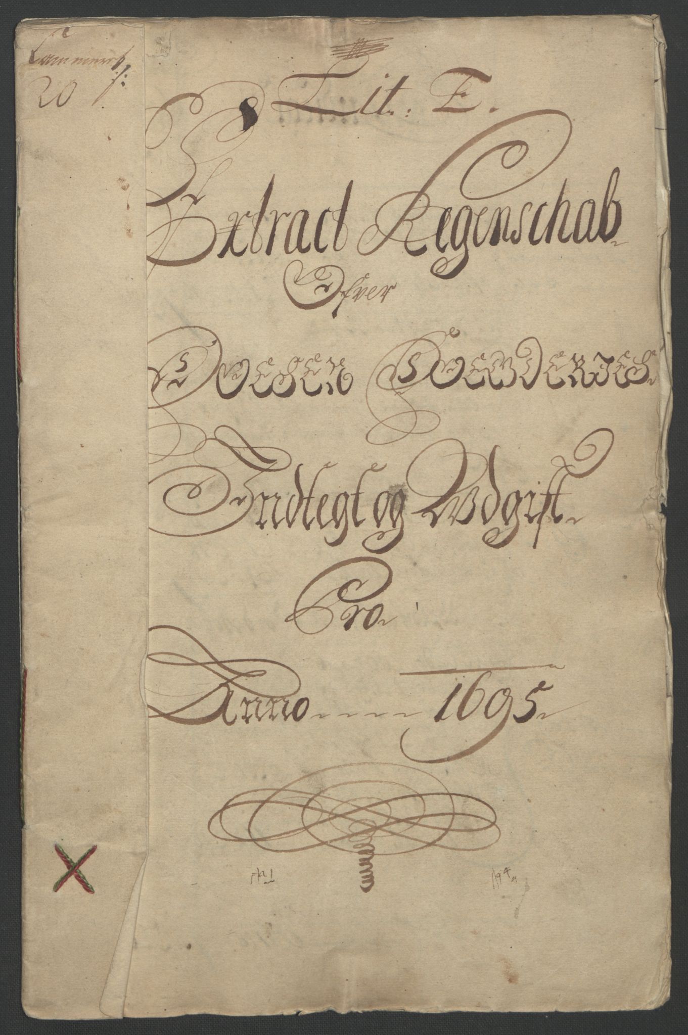 Rentekammeret inntil 1814, Reviderte regnskaper, Fogderegnskap, RA/EA-4092/R57/L3851: Fogderegnskap Fosen, 1695-1696, p. 3
