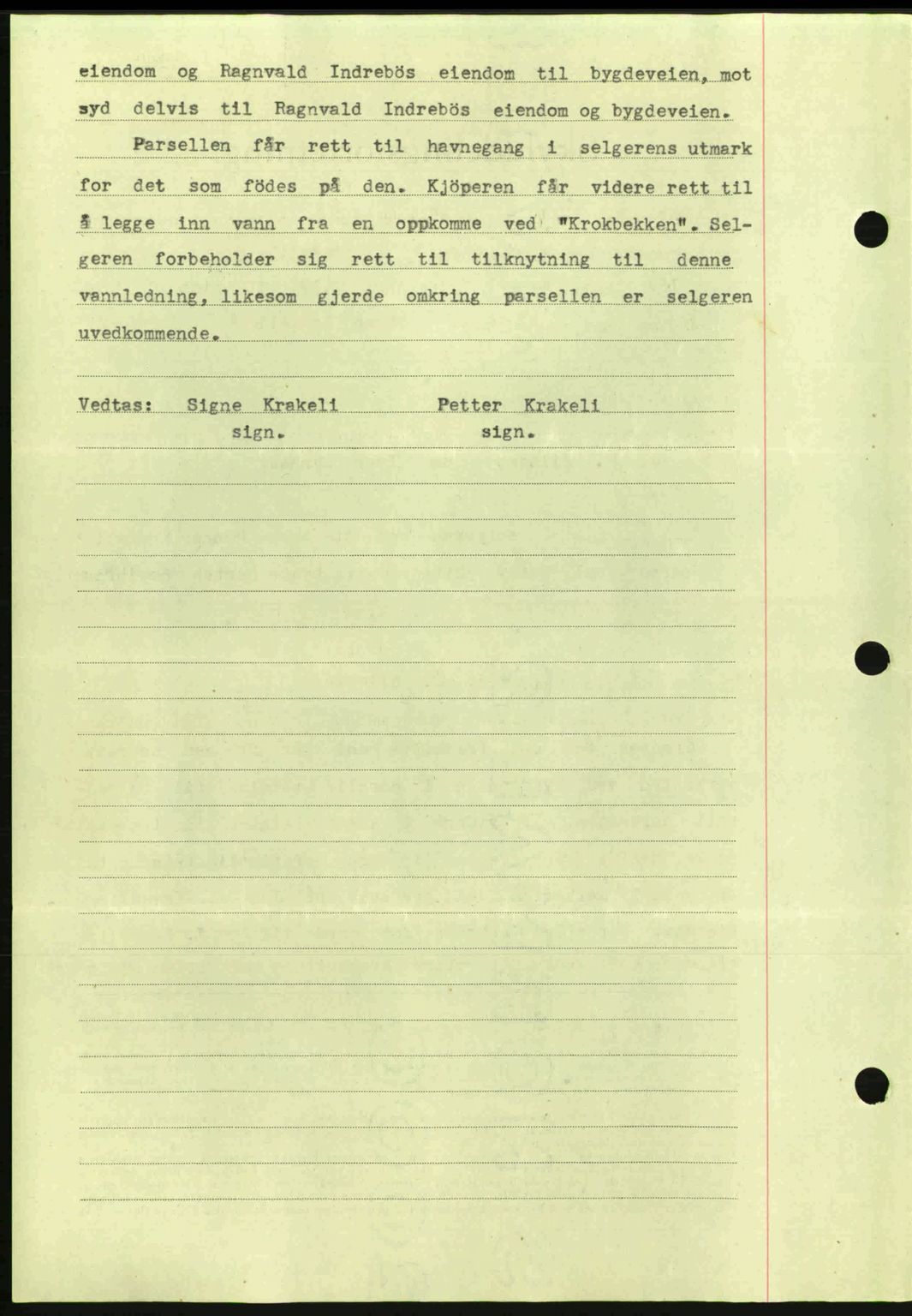 Nordmøre sorenskriveri, AV/SAT-A-4132/1/2/2Ca: Mortgage book no. A100a, 1945-1945, Diary no: : 1327/1945