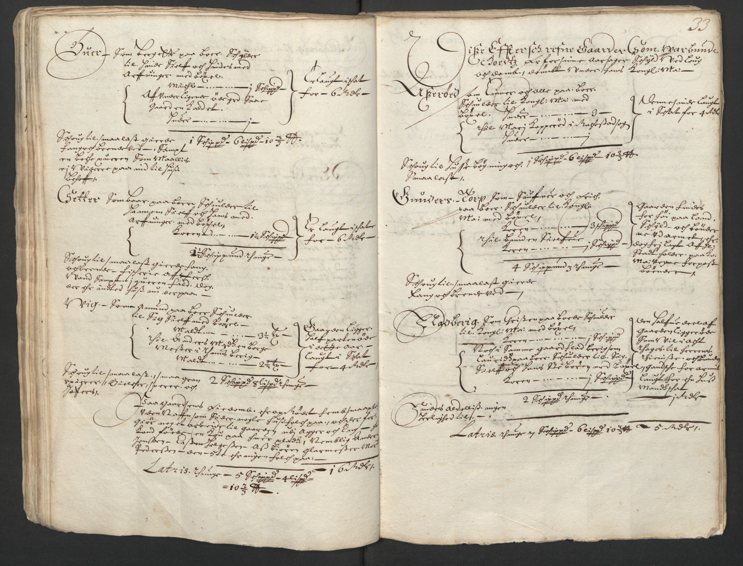 Rentekammeret inntil 1814, Realistisk ordnet avdeling, AV/RA-EA-4070/L/L0003/0003: Fredrikstad lagdømme: / Skatteligning for Verne kloster len, foretatt av Landkommisjonens medlemmer for Fredrikstad lagdømme., 1661, p. 32b-33a