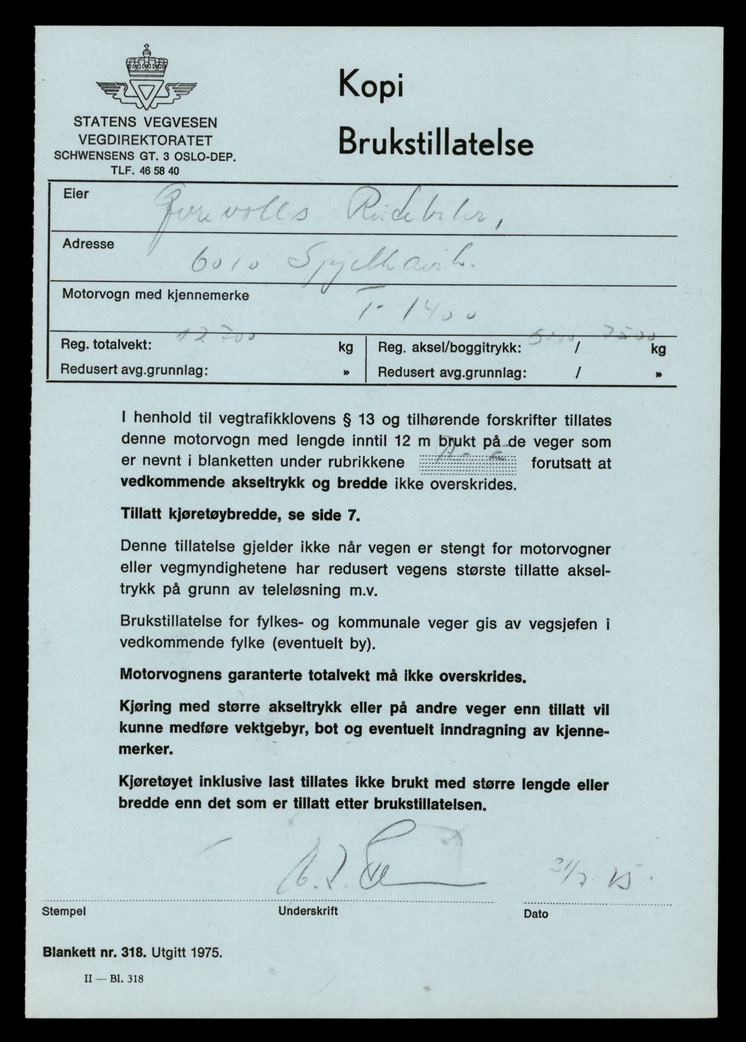 Møre og Romsdal vegkontor - Ålesund trafikkstasjon, AV/SAT-A-4099/F/Fe/L0012: Registreringskort for kjøretøy T 1290 - T 1450, 1927-1998, p. 2562