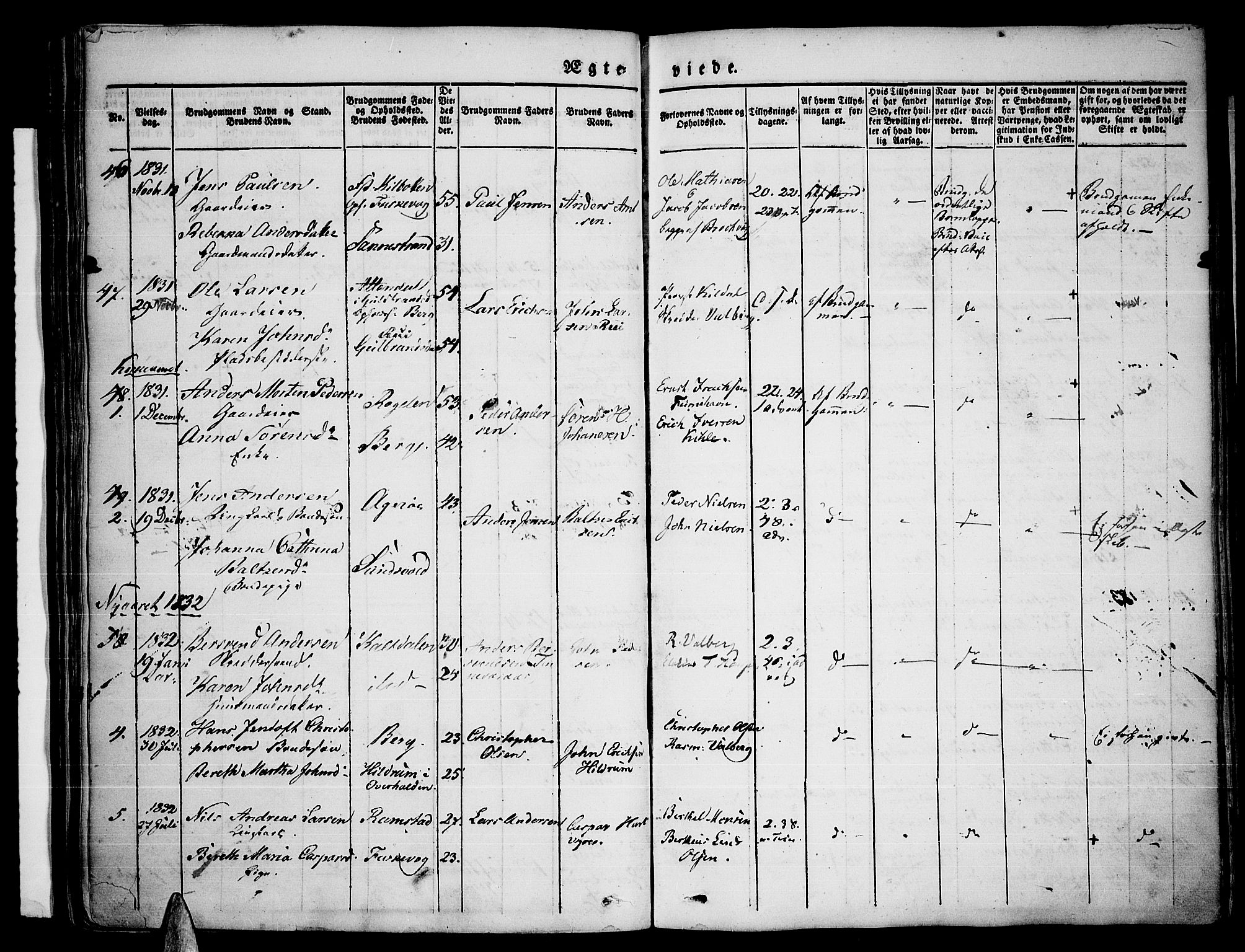 Trondenes sokneprestkontor, SATØ/S-1319/H/Ha/L0007kirke: Parish register (official) no. 7, 1827-1841