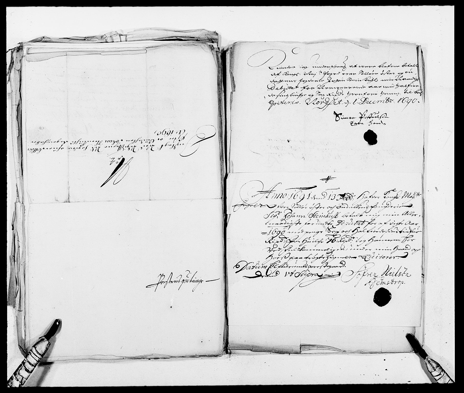 Rentekammeret inntil 1814, Reviderte regnskaper, Fogderegnskap, RA/EA-4092/R13/L0828: Fogderegnskap Solør, Odal og Østerdal, 1690, p. 320
