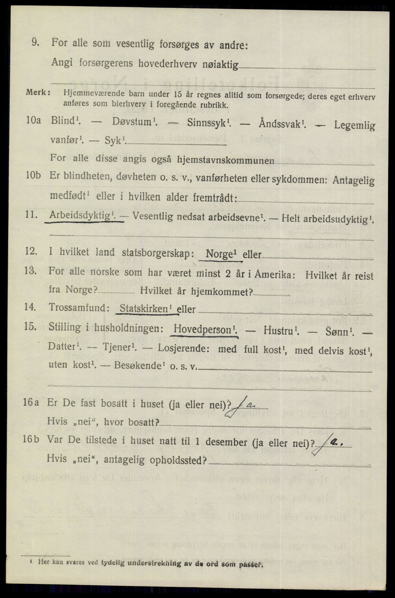 SAKO, 1920 census for Drangedal, 1920, p. 7488