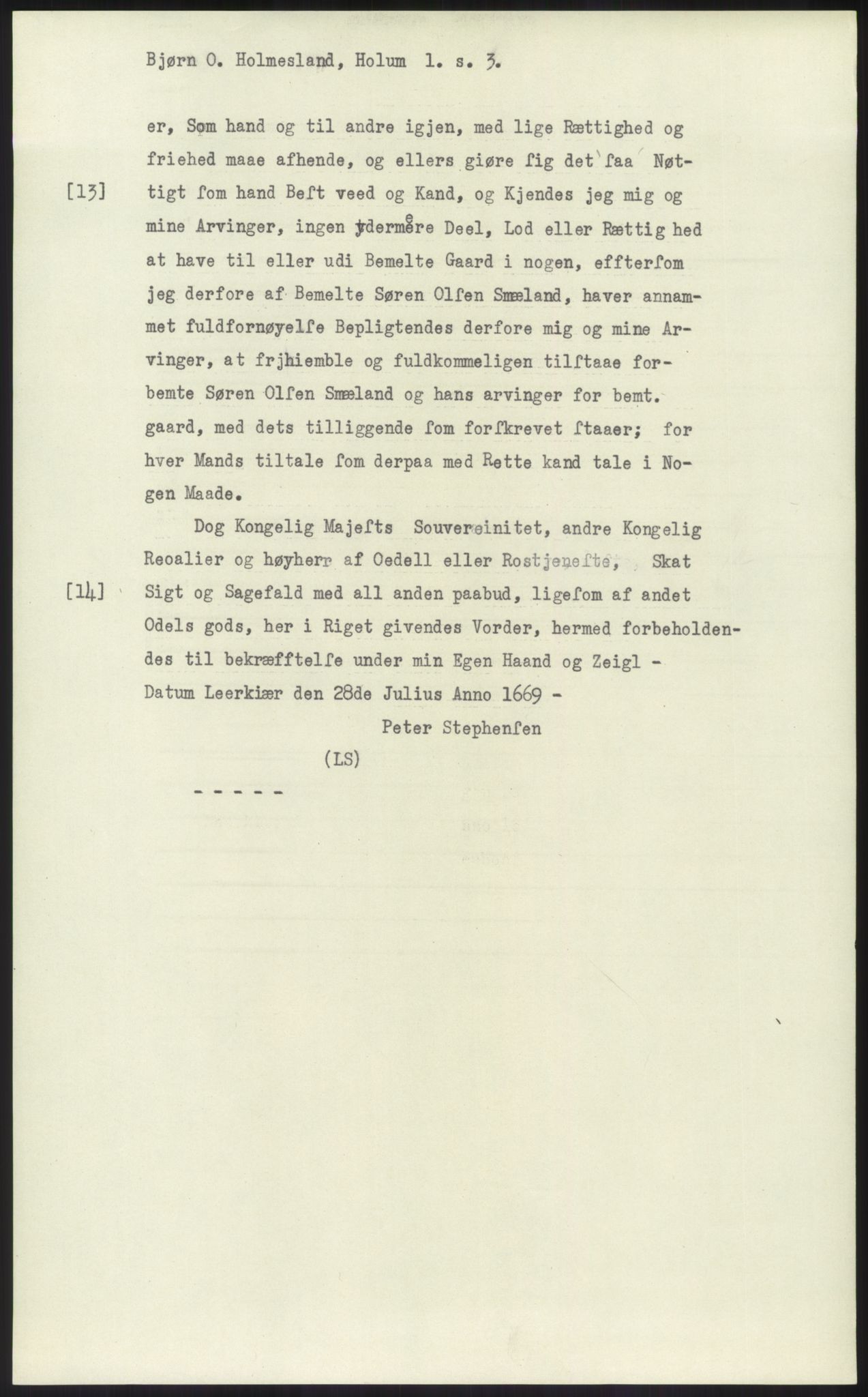 Samlinger til kildeutgivelse, Diplomavskriftsamlingen, RA/EA-4053/H/Ha, p. 1633