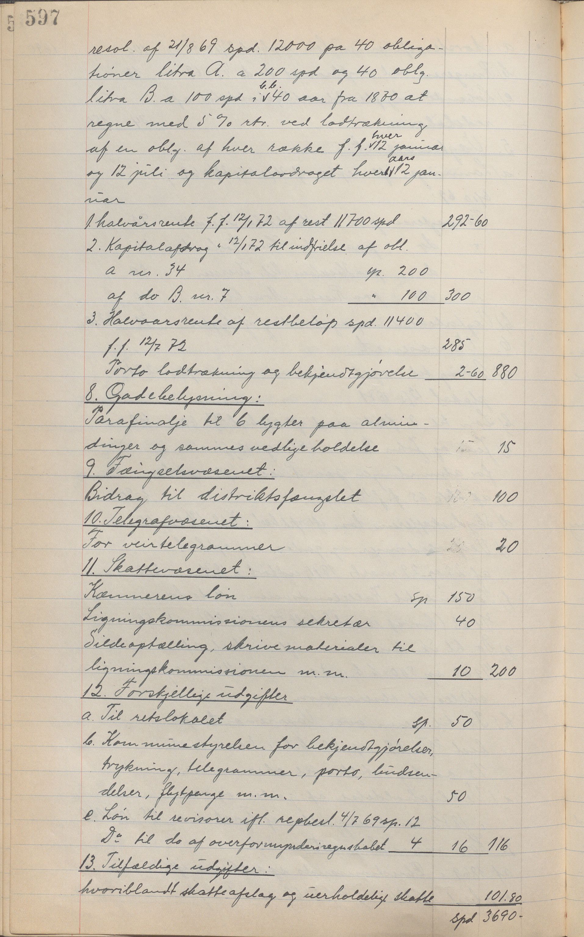 Haugesund kommune - Formannskapet, IKAR/X-0001/A/L0002: Transkribert møtebok, 1855-1874, p. 597