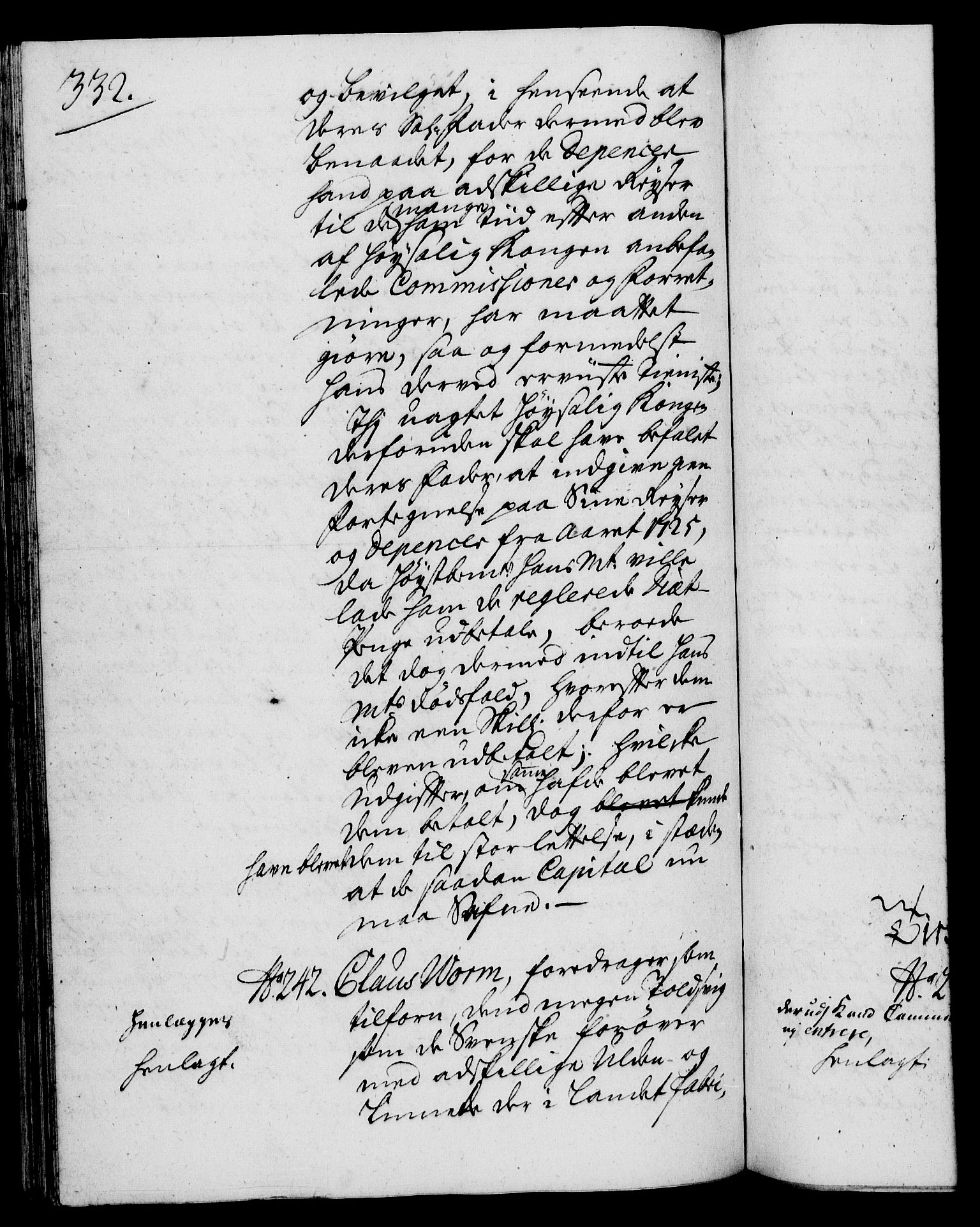 Rentekammeret, Kammerkanselliet, RA/EA-3111/G/Gh/Gha/L0020: Norsk ekstraktmemorialprotokoll (merket RK 53.65), 1738-1739, p. 332