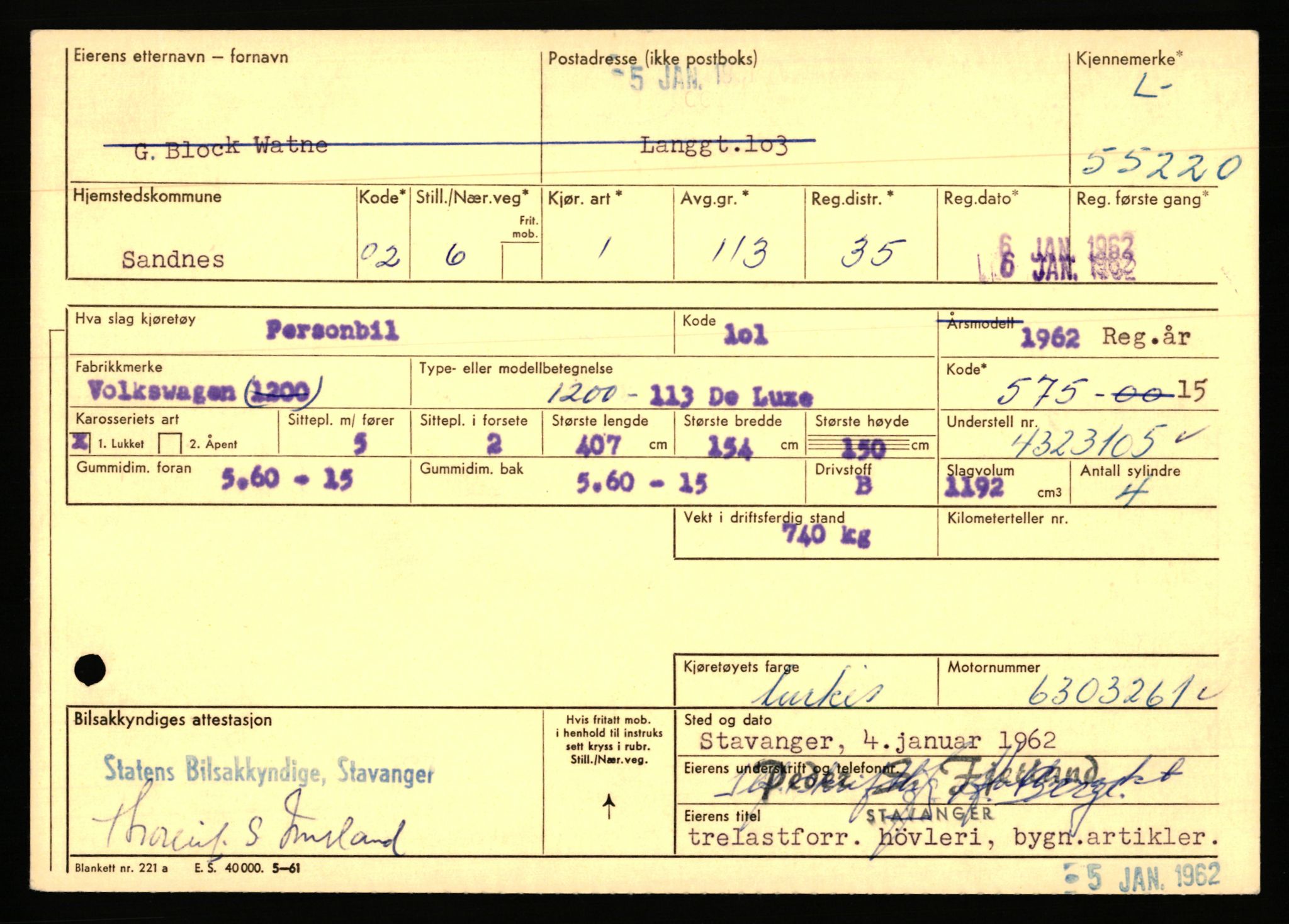 Stavanger trafikkstasjon, AV/SAST-A-101942/0/F/L0054: L-54200 - L-55699, 1930-1971, p. 2079