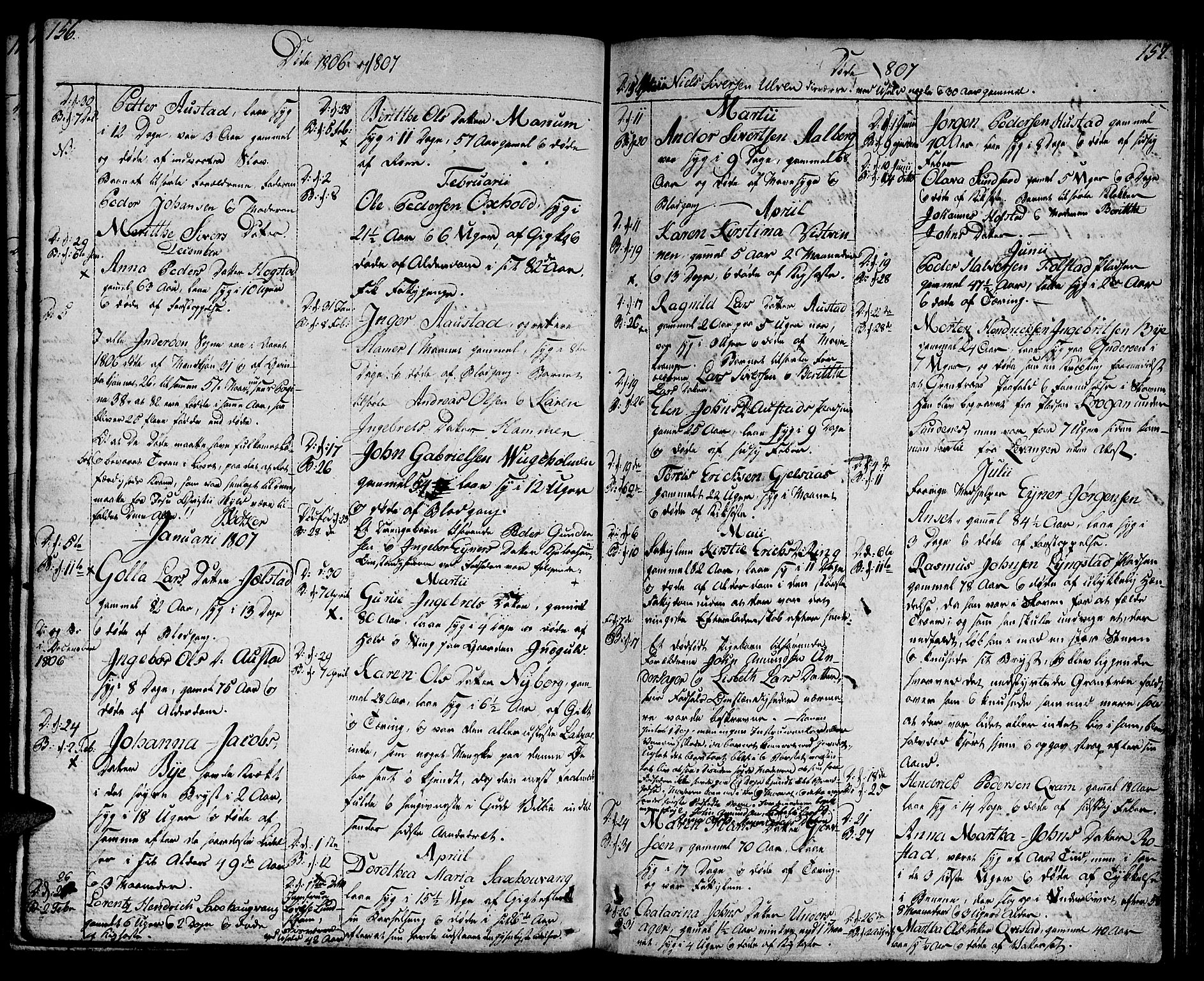 Ministerialprotokoller, klokkerbøker og fødselsregistre - Nord-Trøndelag, SAT/A-1458/730/L0274: Parish register (official) no. 730A03, 1802-1816, p. 156-157