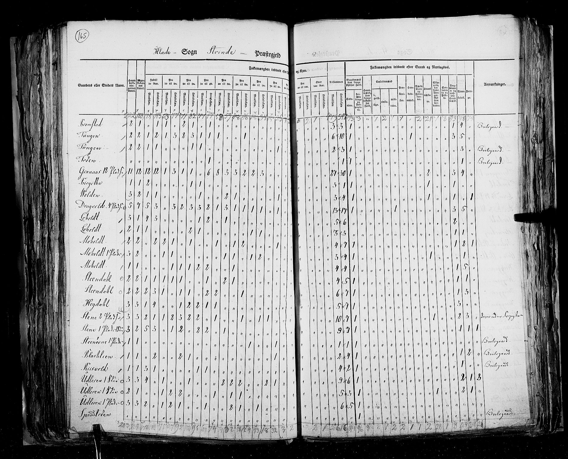 RA, Census 1825, vol. 16: Søndre Trondhjem amt, 1825, p. 165