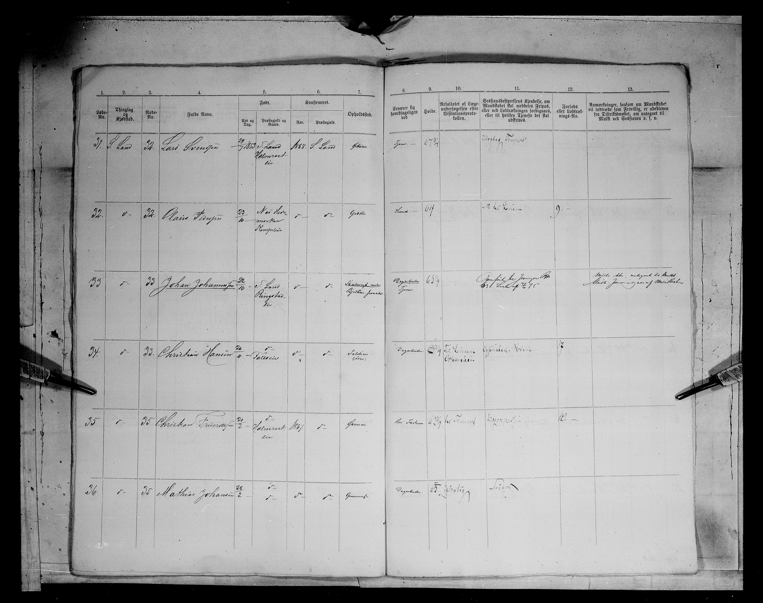 Fylkesmannen i Oppland, AV/SAH-FYO-002/1/K/Kg/L1167: Søndre og Nordre Land, Vestre Toten, 1860-1879, p. 9327