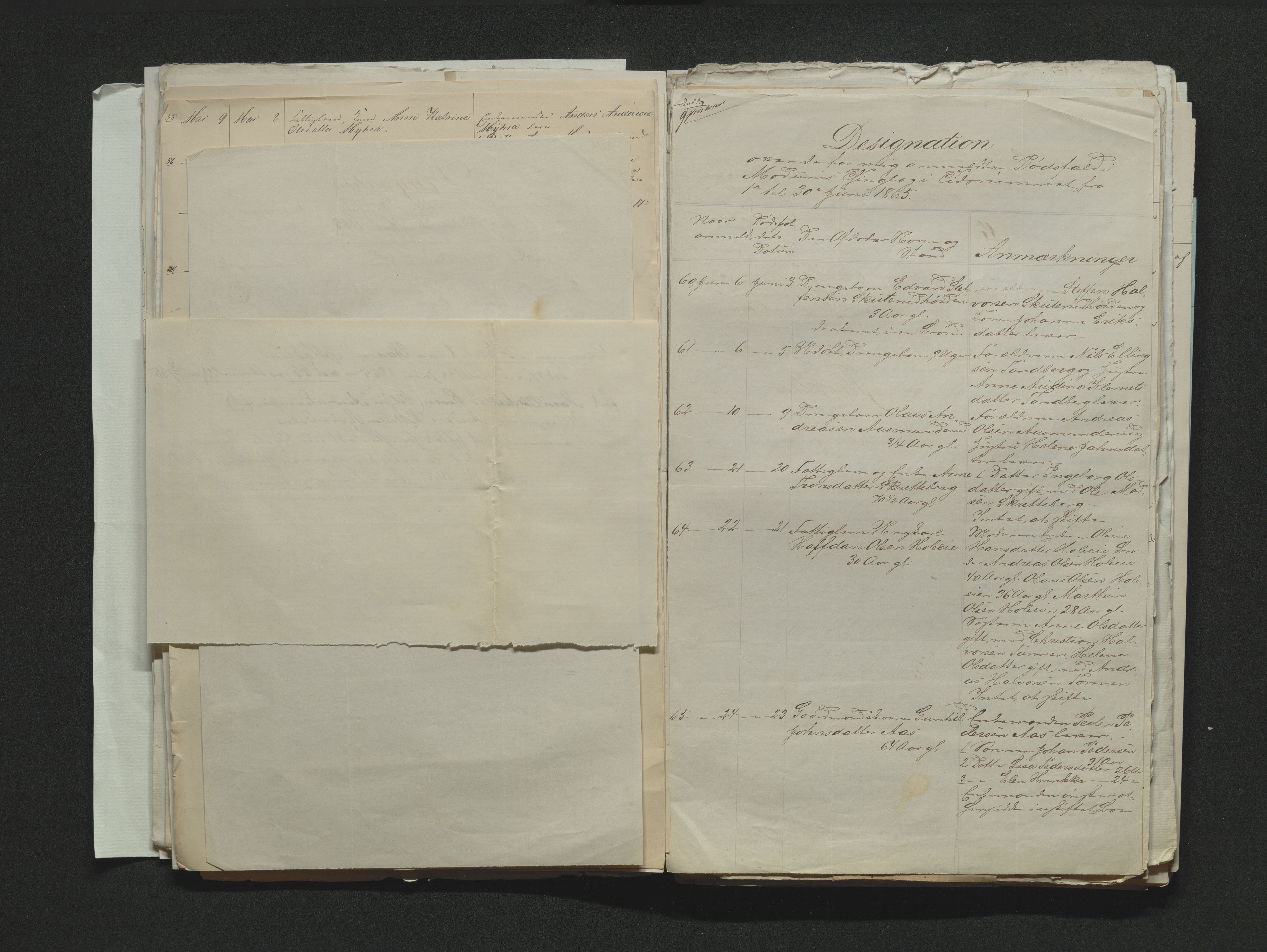 Eiker, Modum og Sigdal sorenskriveri, AV/SAKO-A-123/H/Ha/Hab/L0011: Dødsfallsmeldinger, 1862-1865, p. 584