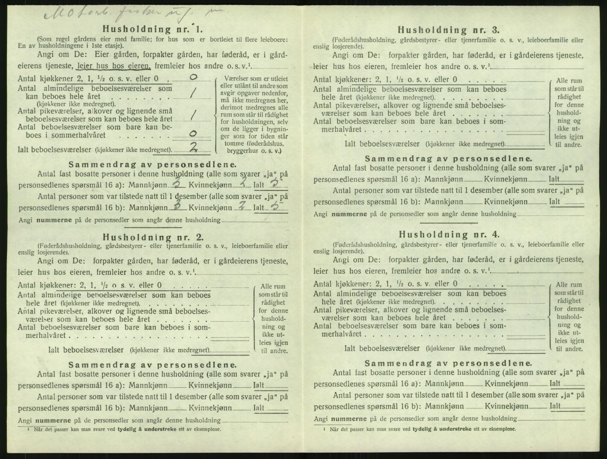 SAT, 1920 census for Borge, 1920, p. 1456