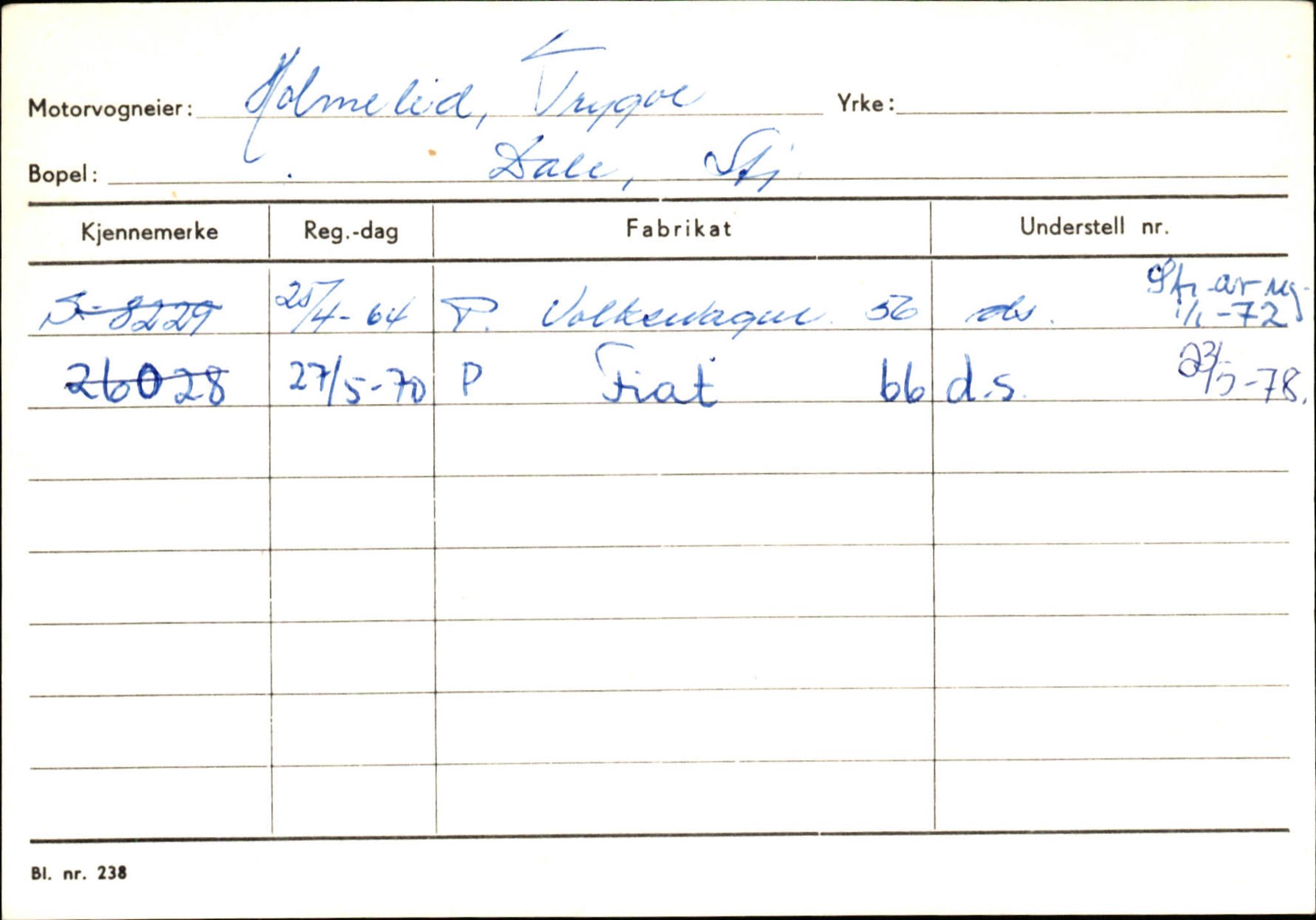 Statens vegvesen, Sogn og Fjordane vegkontor, AV/SAB-A-5301/4/F/L0125: Eigarregister Sogndal V-Å. Aurland A-Å. Fjaler A-N, 1945-1975, p. 2059