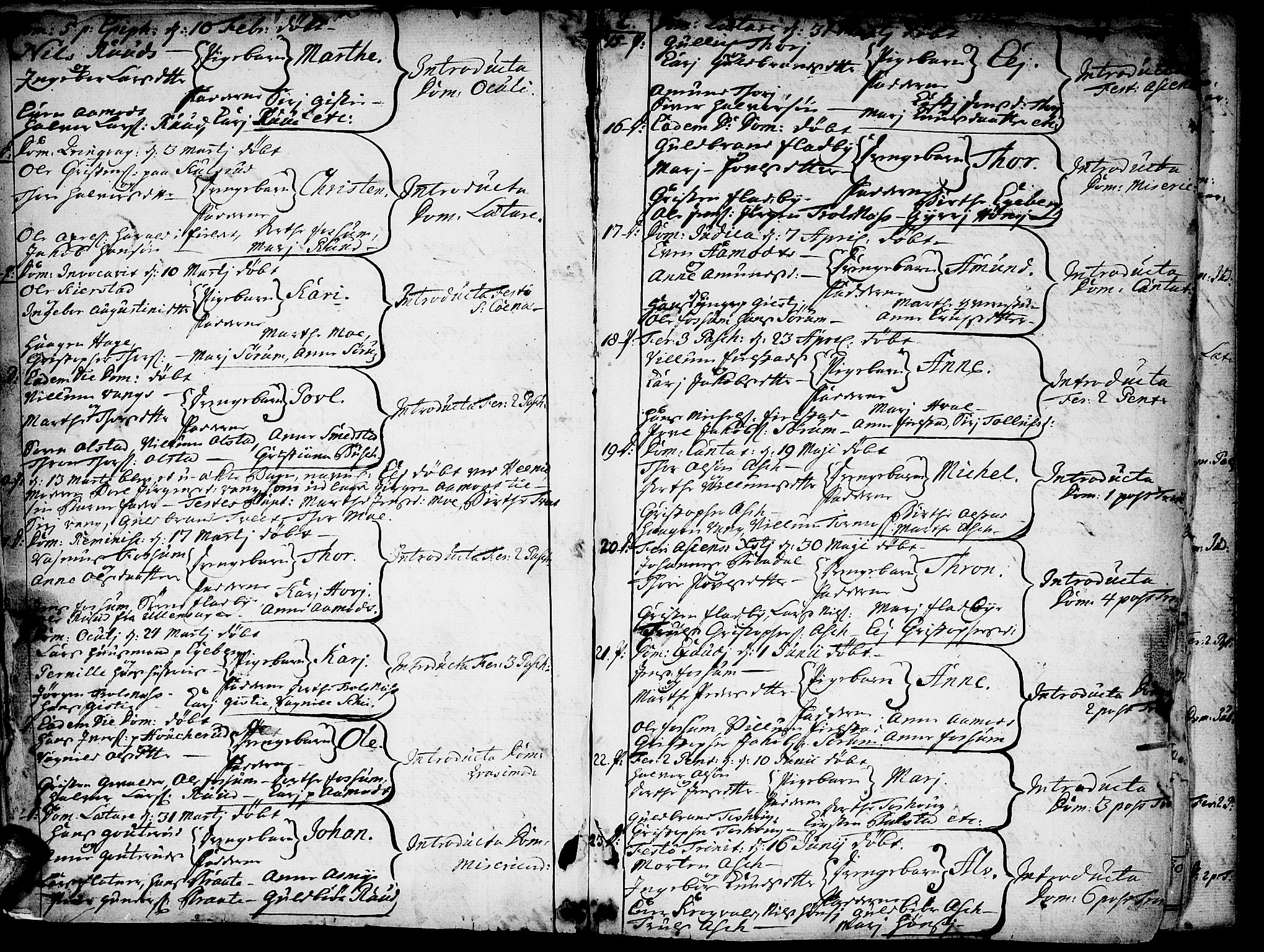 Gjerdrum prestekontor Kirkebøker, AV/SAO-A-10412b/F/Fa/L0002: Parish register (official) no. I 2, 1737-1797, p. 2