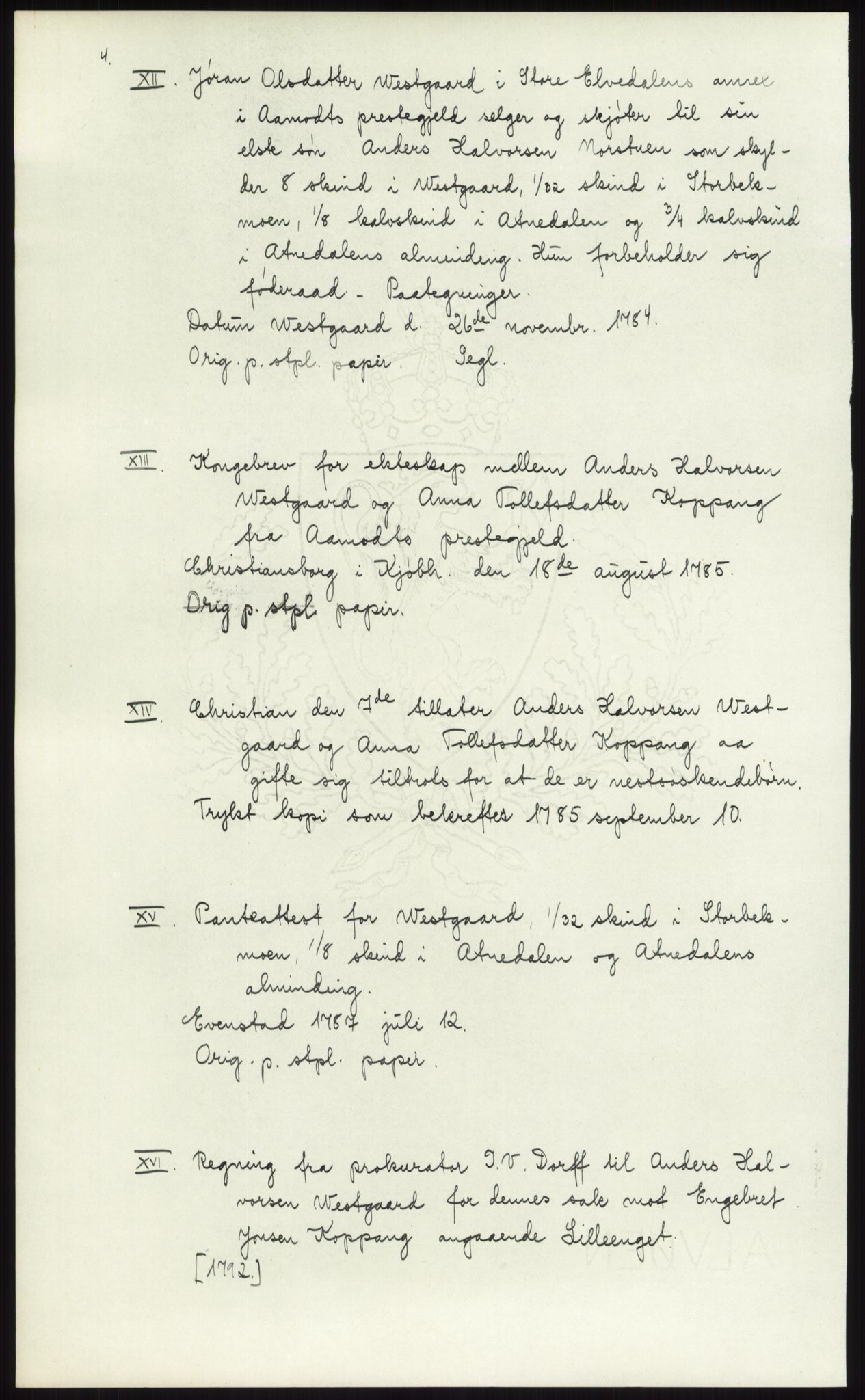 Samlinger til kildeutgivelse, Diplomavskriftsamlingen, AV/RA-EA-4053/H/Ha, p. 1289