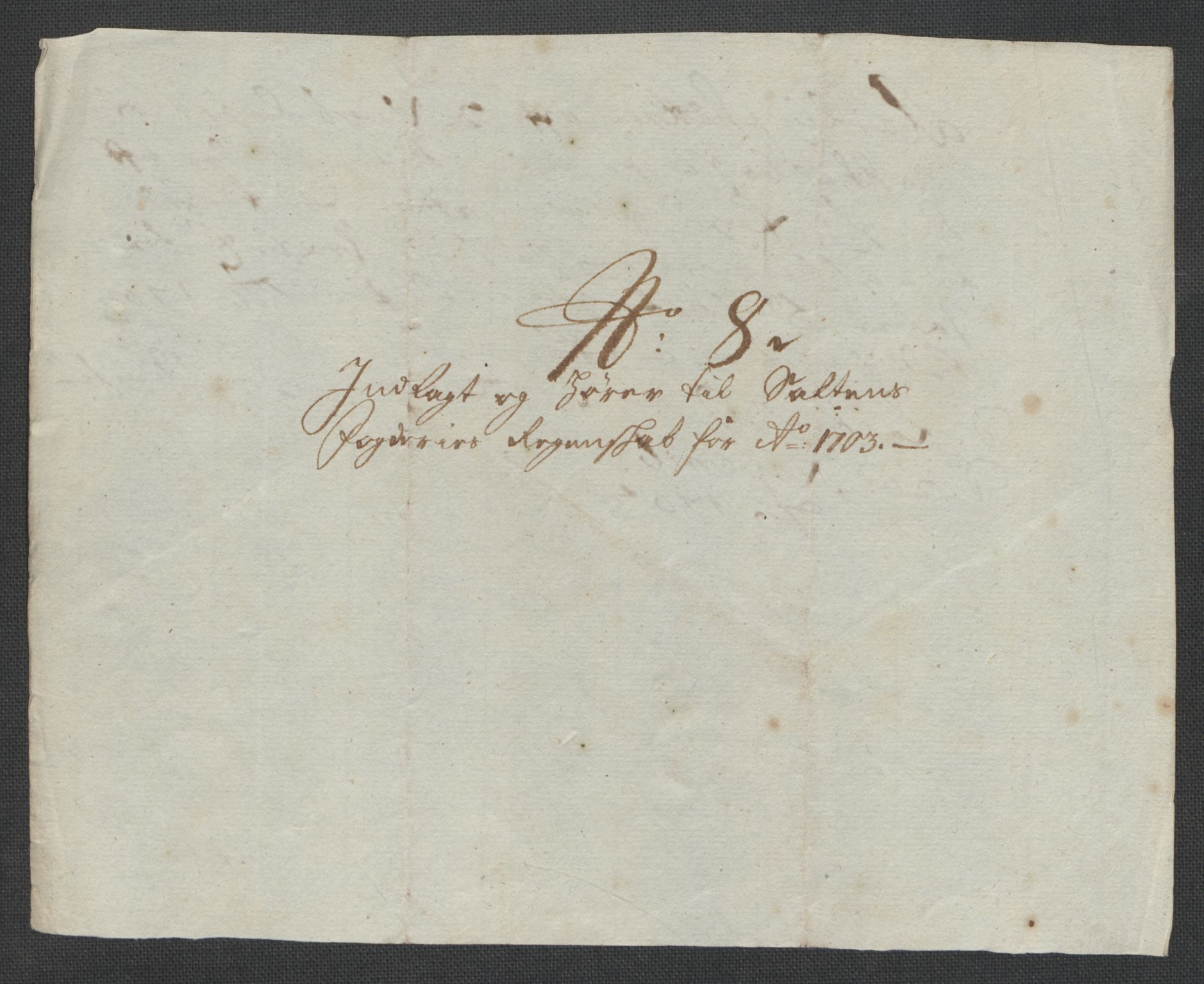 Rentekammeret inntil 1814, Reviderte regnskaper, Fogderegnskap, AV/RA-EA-4092/R66/L4580: Fogderegnskap Salten, 1701-1706, p. 222