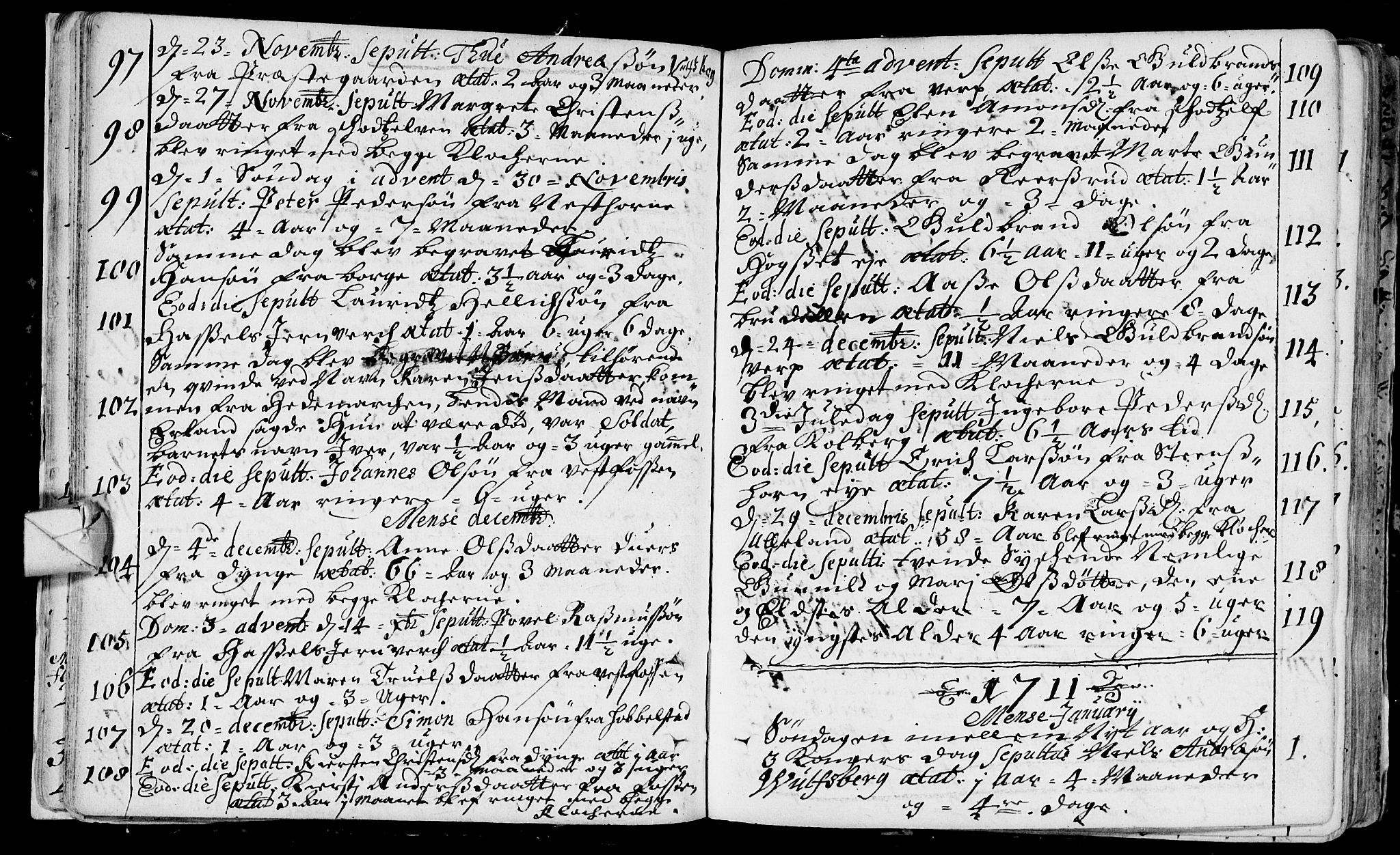 Eiker kirkebøker, AV/SAKO-A-4/F/Fa/L0006: Parish register (official) no. I 6 /1, 1705-1733