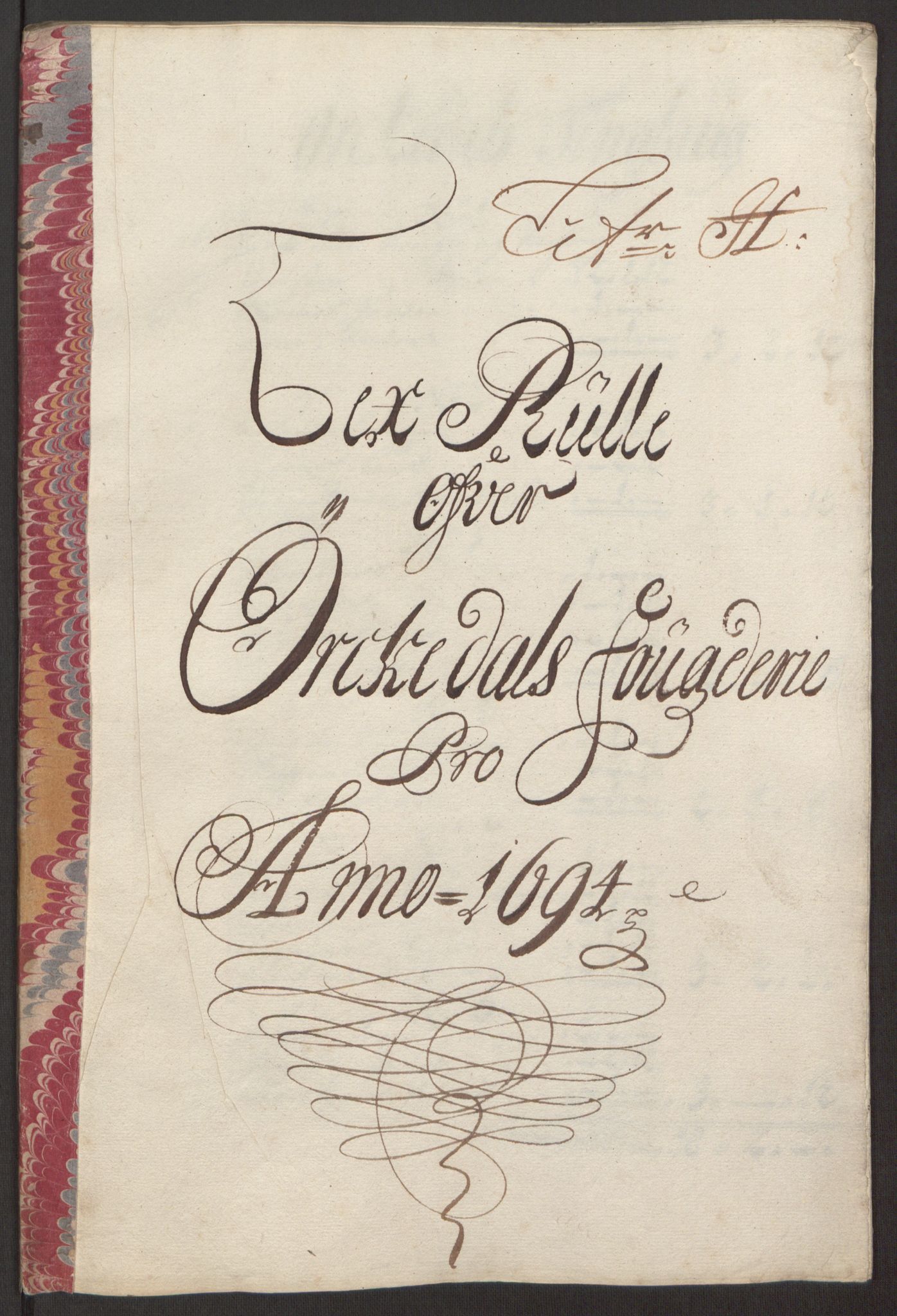 Rentekammeret inntil 1814, Reviderte regnskaper, Fogderegnskap, RA/EA-4092/R60/L3944: Fogderegnskap Orkdal og Gauldal, 1694, p. 105