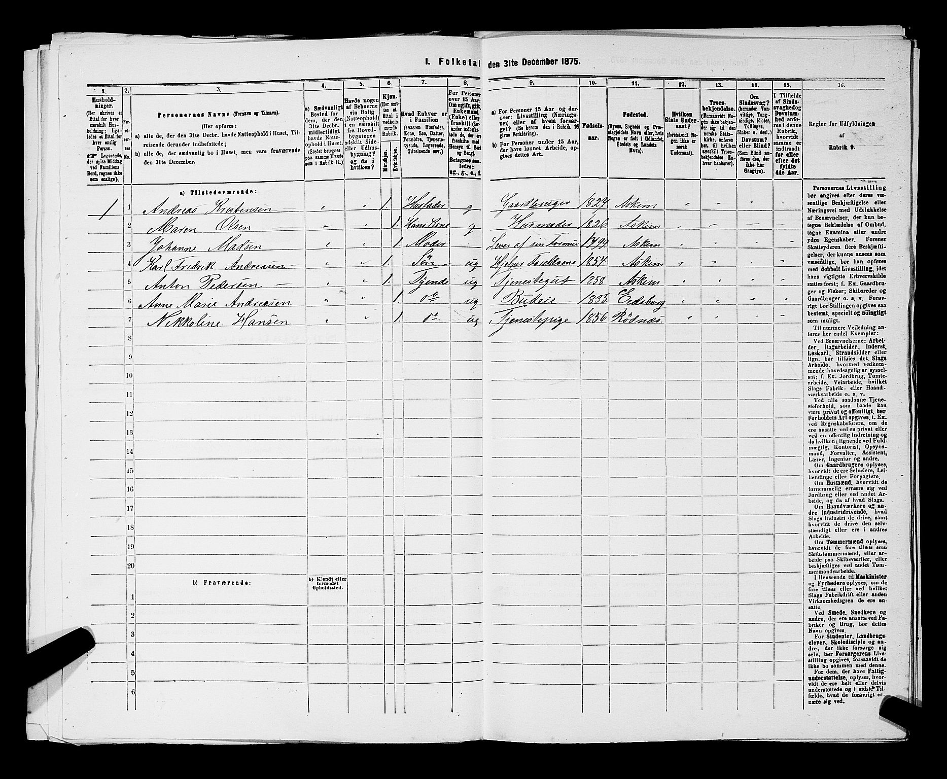 RA, 1875 census for 0124P Askim, 1875, p. 570