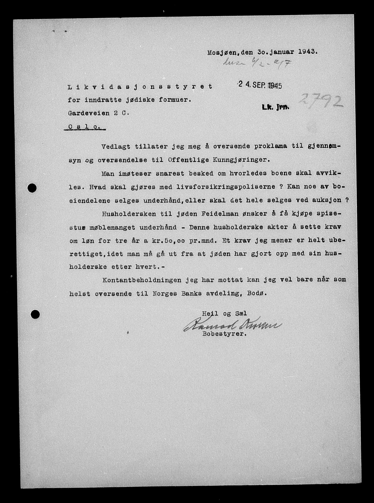 Justisdepartementet, Tilbakeføringskontoret for inndratte formuer, AV/RA-S-1564/H/Hc/Hcb/L0912: --, 1945-1947, p. 32