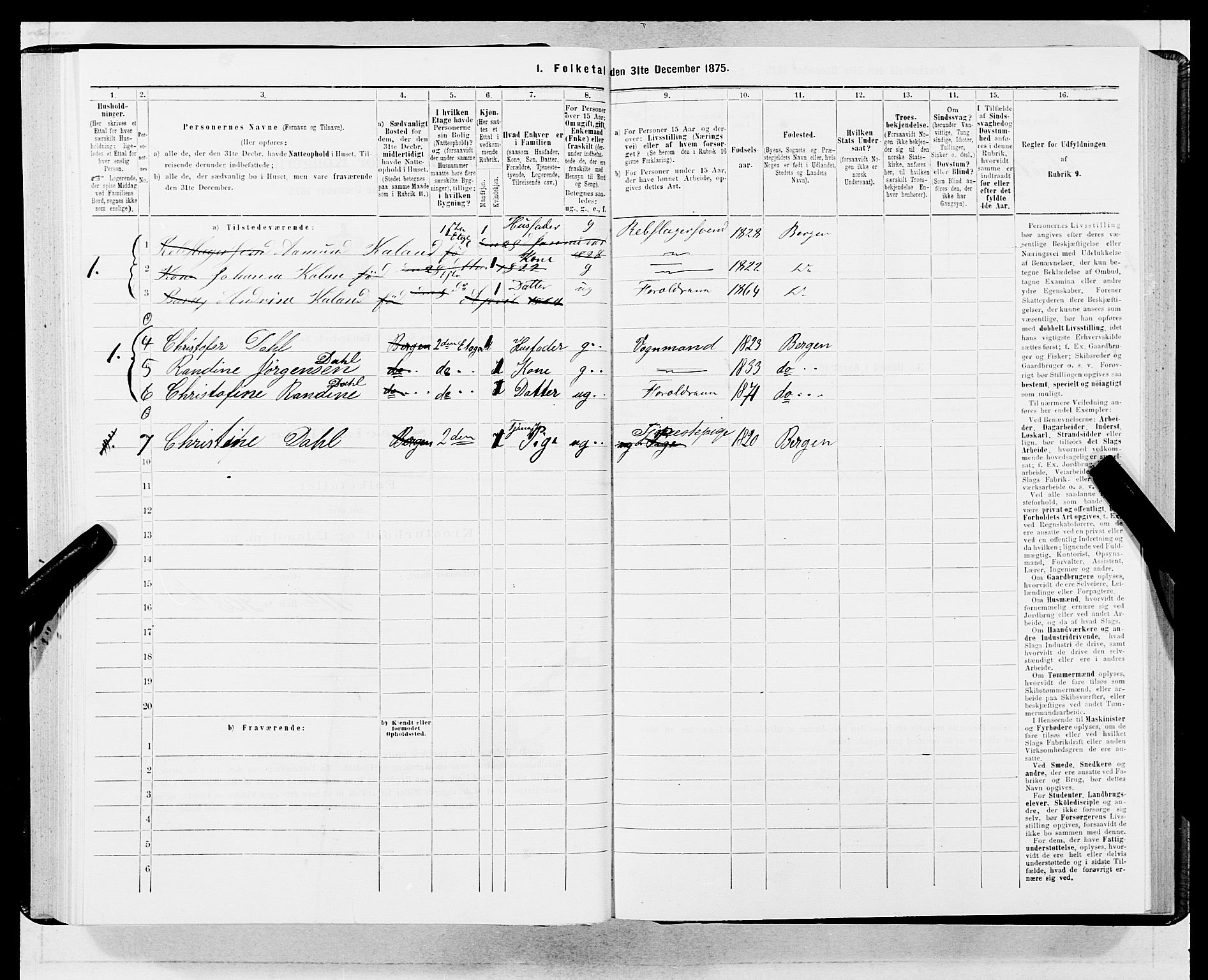 SAB, 1875 census for 1301 Bergen, 1875, p. 2758