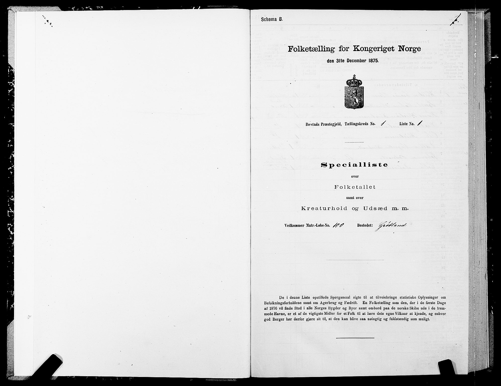 SATØ, 1875 census for 1917P Ibestad, 1875, p. 1001