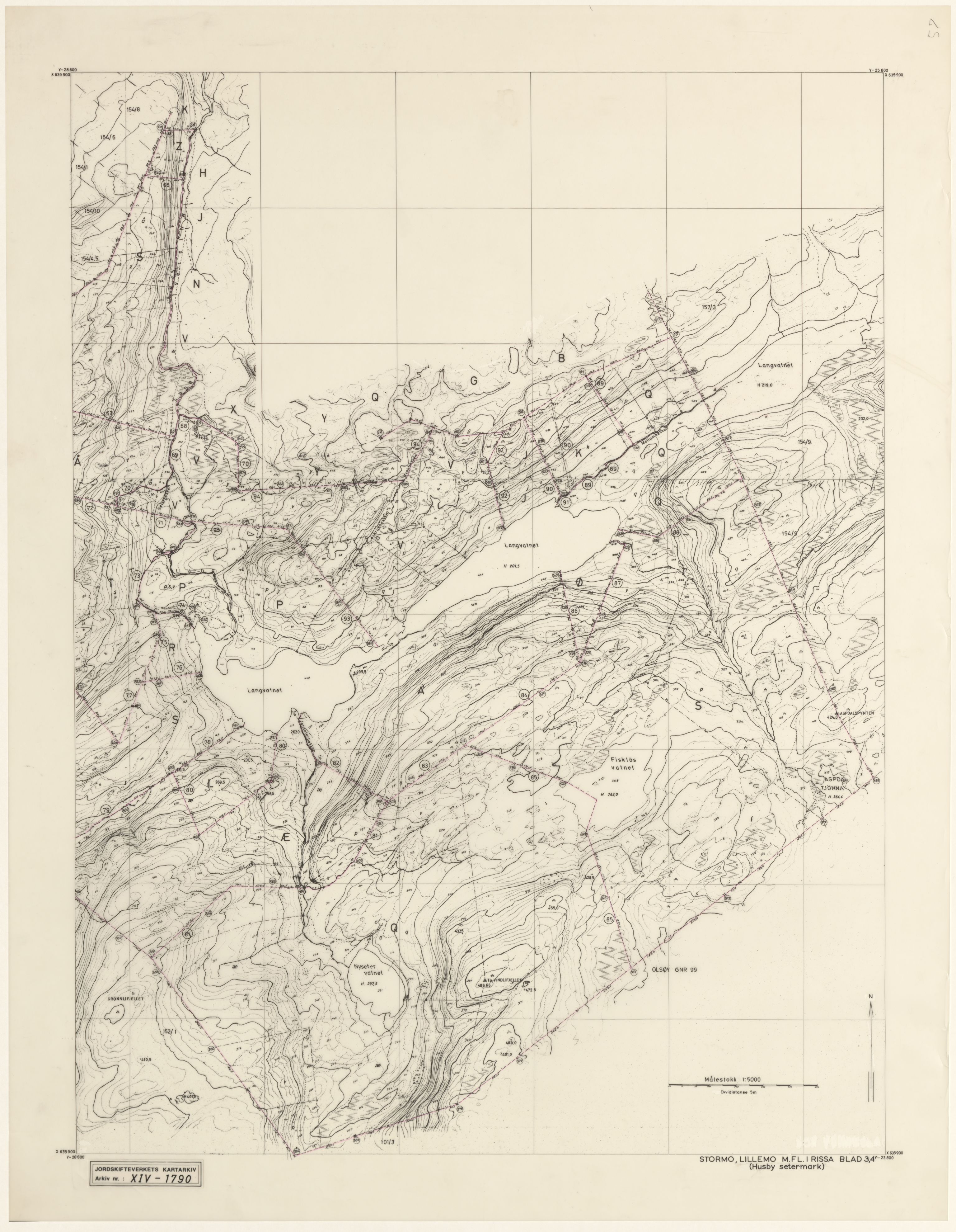 Jordskifteverkets kartarkiv, AV/RA-S-3929/T, 1859-1988, p. 2808