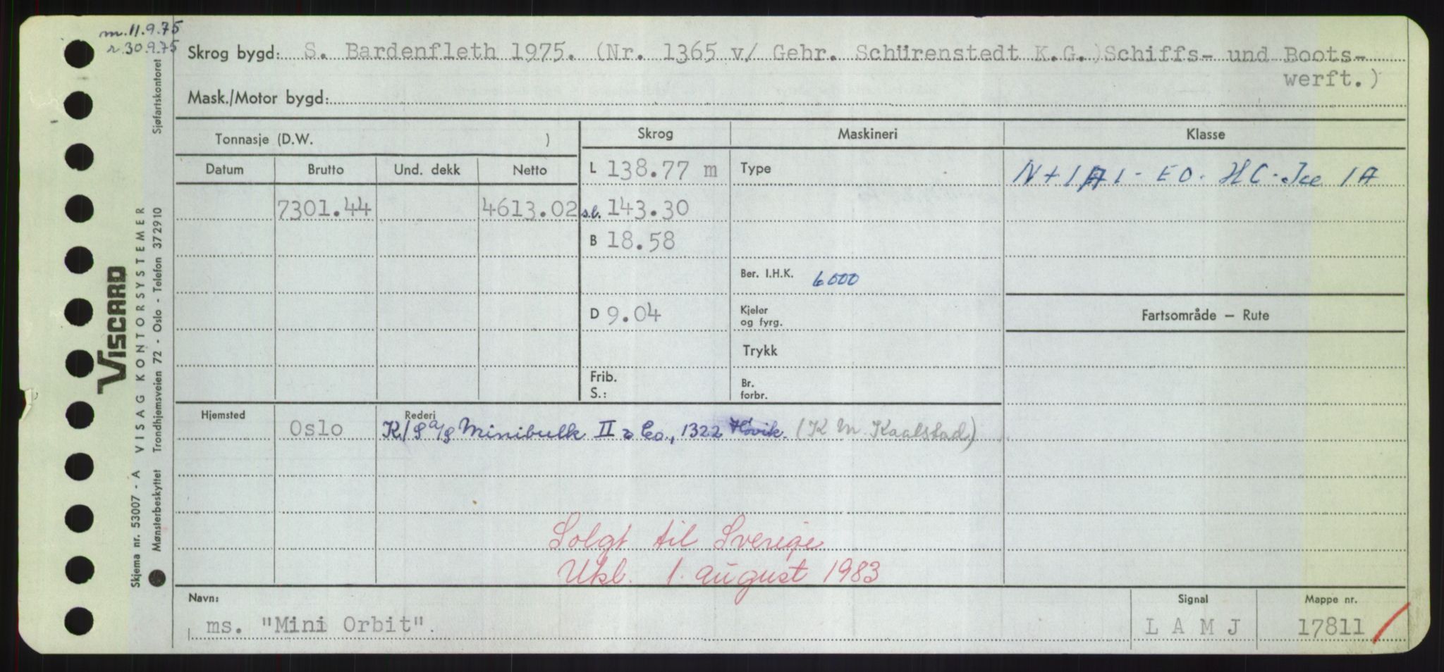 Sjøfartsdirektoratet med forløpere, Skipsmålingen, RA/S-1627/H/Hd/L0025: Fartøy, Min-Mås, p. 15