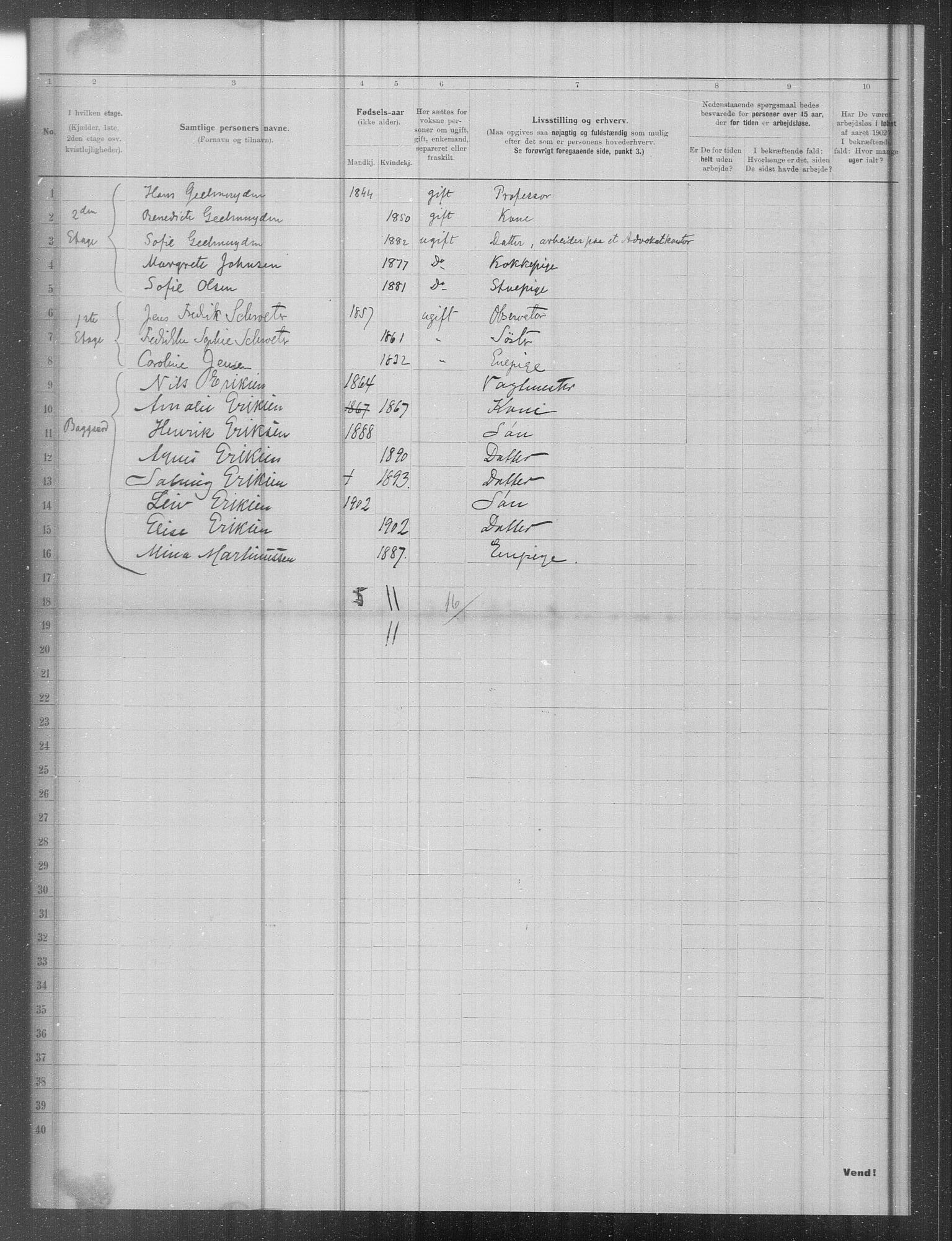 OBA, Municipal Census 1902 for Kristiania, 1902, p. 14097