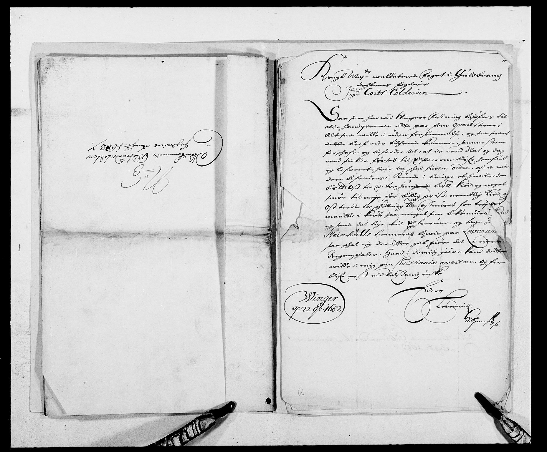 Rentekammeret inntil 1814, Reviderte regnskaper, Fogderegnskap, AV/RA-EA-4092/R17/L1158: Fogderegnskap Gudbrandsdal, 1682-1689, p. 313