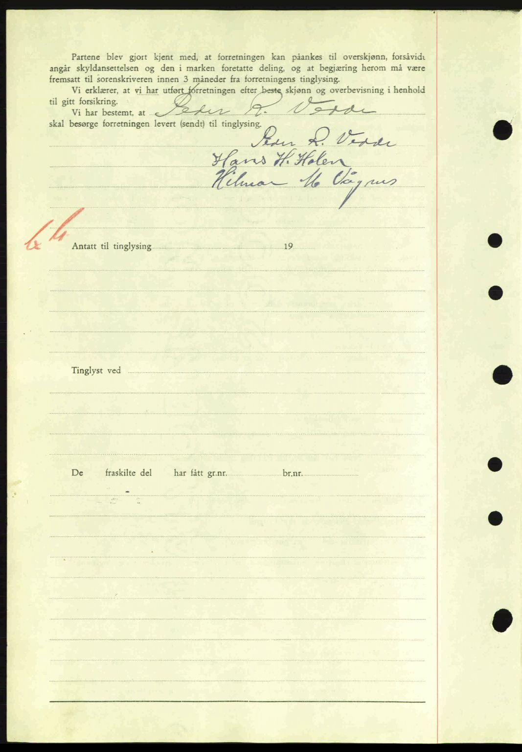 Nordre Sunnmøre sorenskriveri, AV/SAT-A-0006/1/2/2C/2Ca: Mortgage book no. A8, 1939-1940, Diary no: : 467/1940