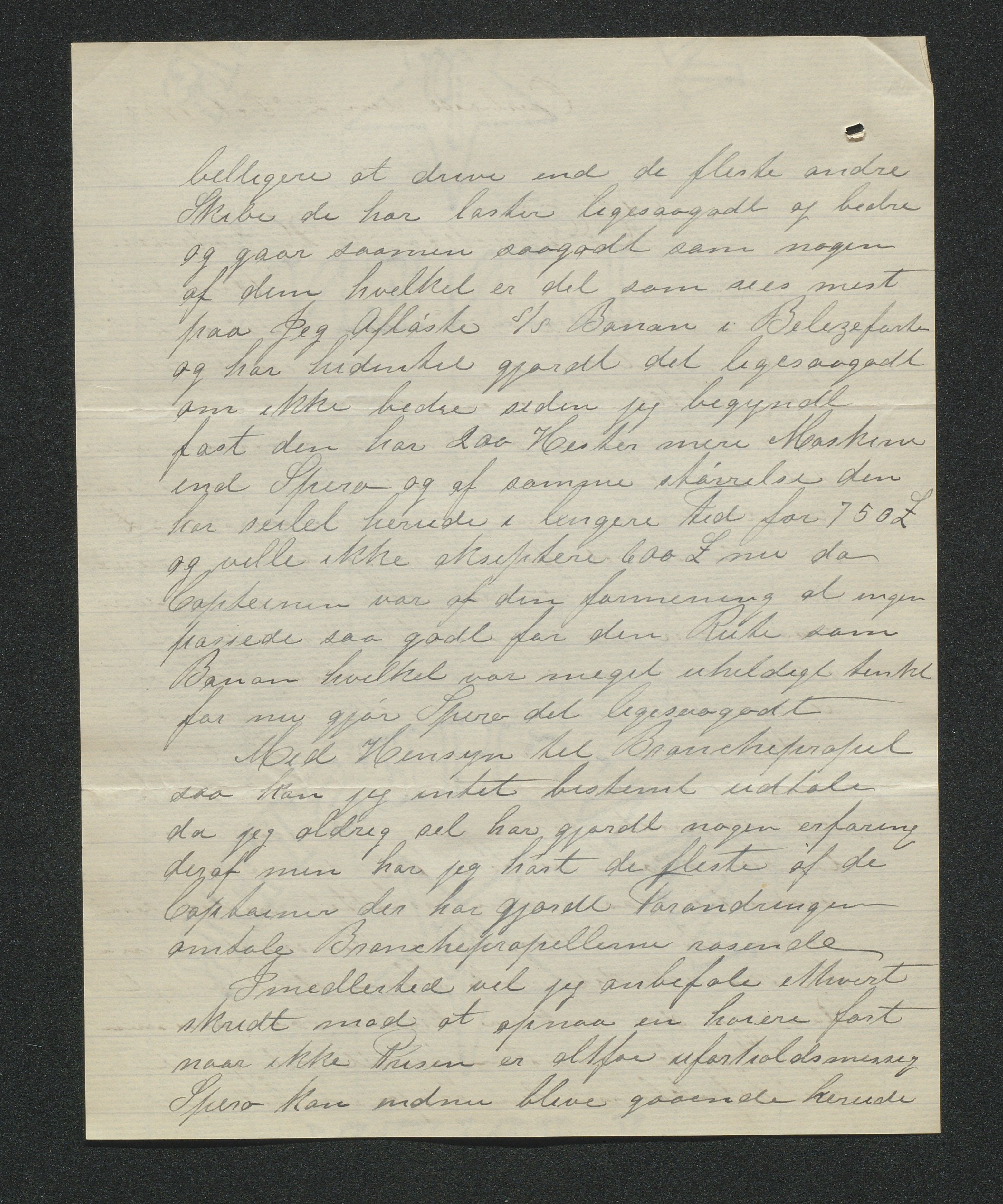 Arendals Dampskibsselskab (ADS), AAKS/PA-1716/1/15/L0018: Skipspapirer D/S Spero, 1898-1904