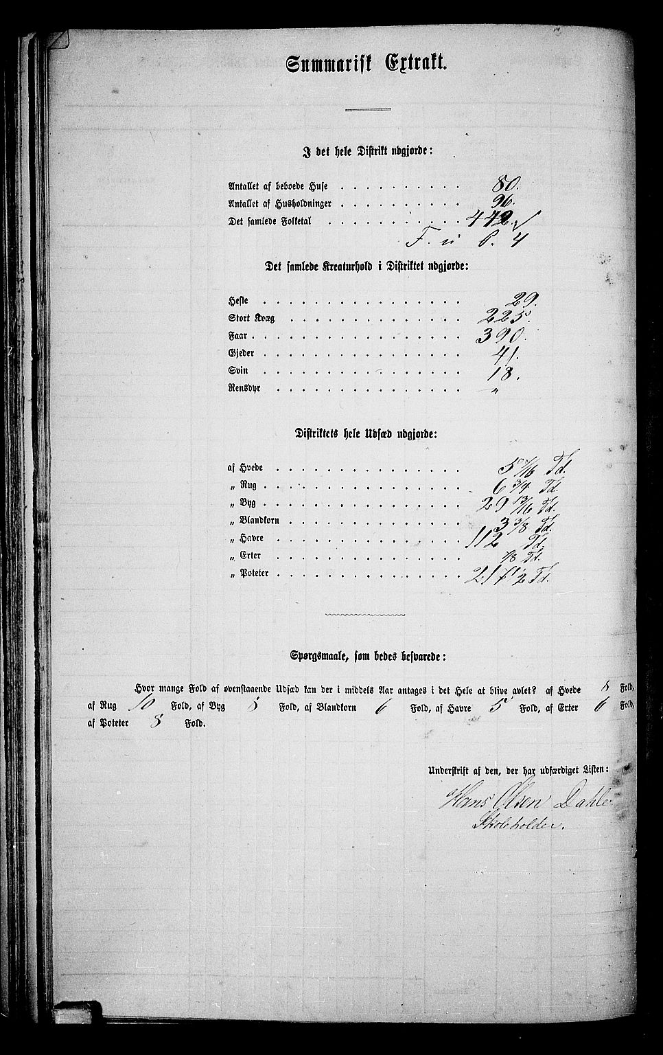 RA, 1865 census for Sauherad, 1865, p. 61