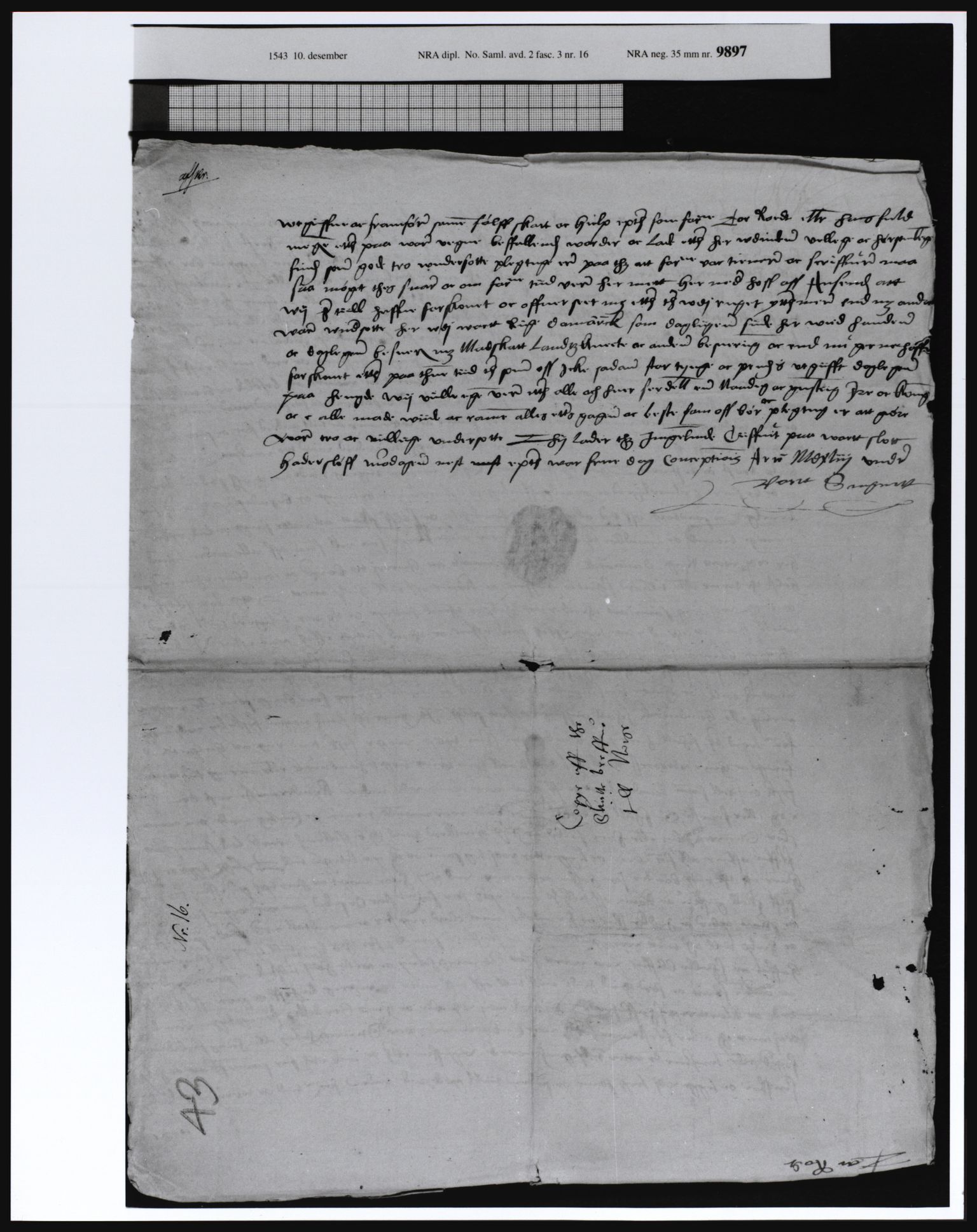 Riksarkivets diplomsamling, AV/RA-EA-5965/F10, 1309-1569, p. 205