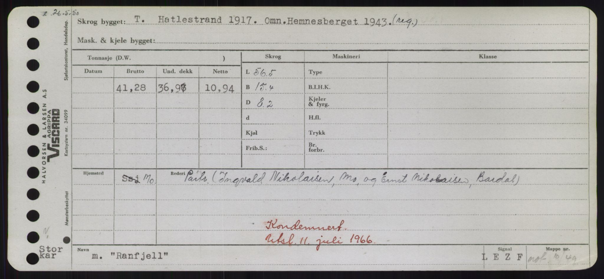 Sjøfartsdirektoratet med forløpere, Skipsmålingen, AV/RA-S-1627/H/Hd/L0030: Fartøy, Q-Riv, p. 209