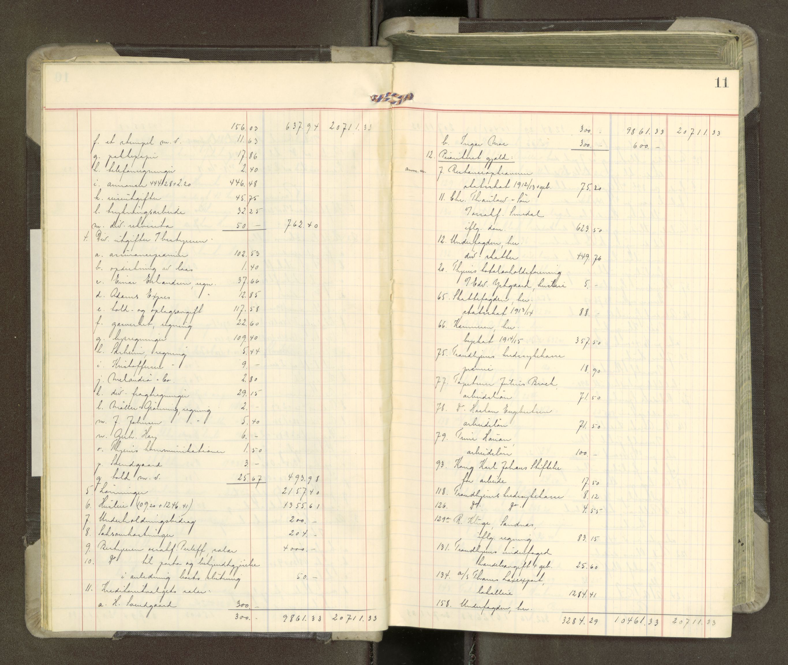 Trondheim byfogd, AV/SAT-A-0003/1/3/3A/L0043: Skifteutlodningsprotokoll - 15/7-4/3. (m/ register), 1918-1922, p. 11