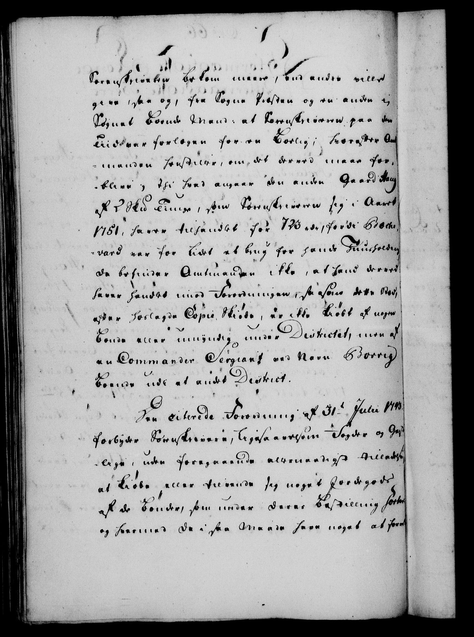 Rentekammeret, Kammerkanselliet, RA/EA-3111/G/Gf/Gfa/L0034: Norsk relasjons- og resolusjonsprotokoll (merket RK 52.34), 1752, p. 307
