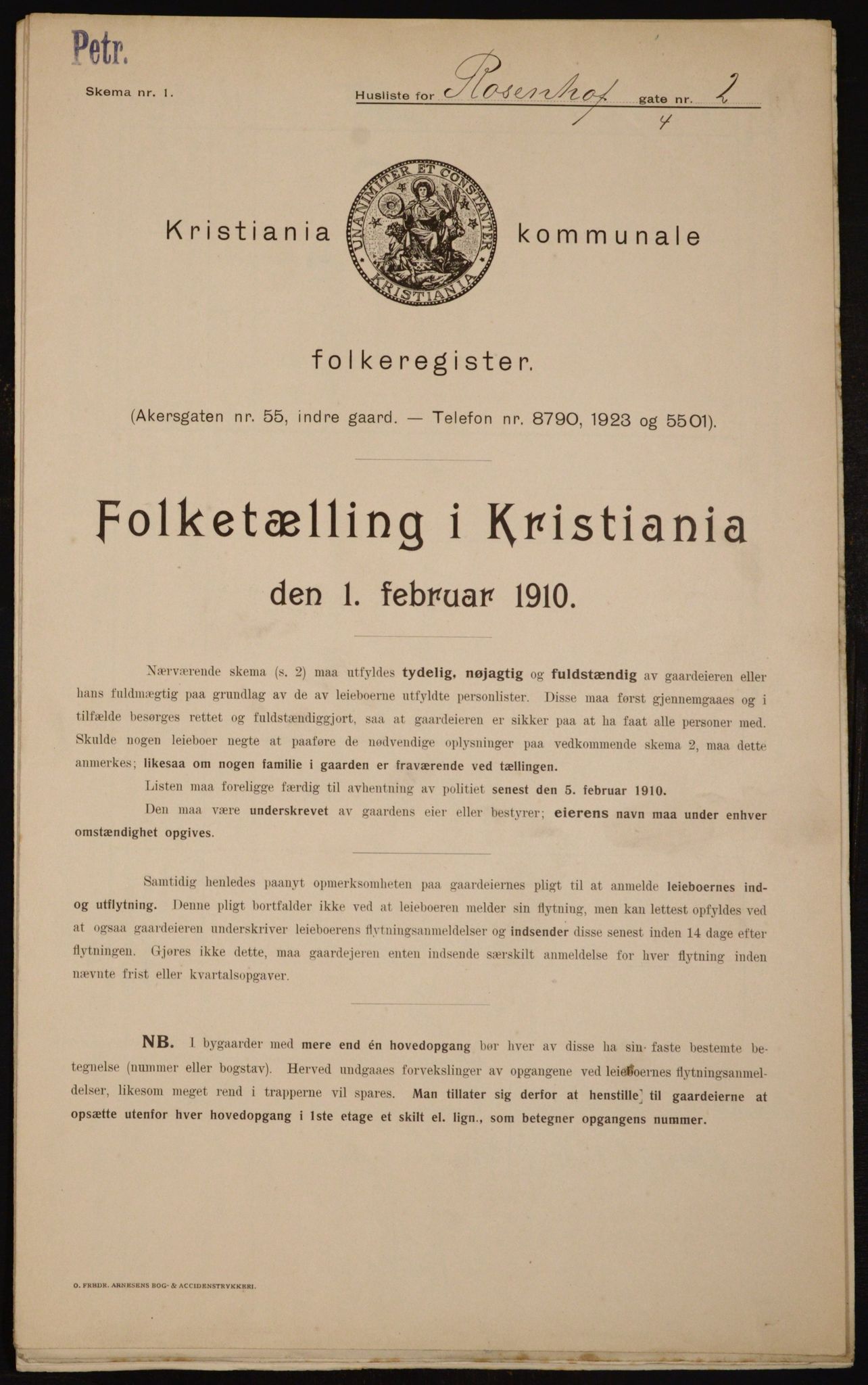 OBA, Municipal Census 1910 for Kristiania, 1910, p. 79972