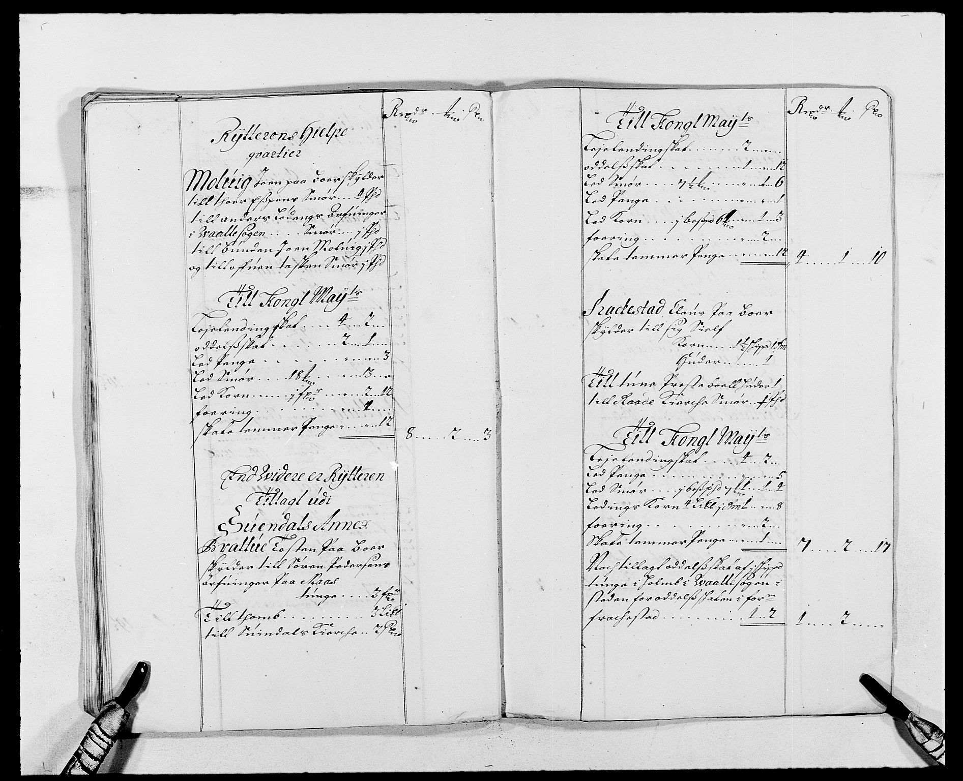 Rentekammeret inntil 1814, Reviderte regnskaper, Fogderegnskap, AV/RA-EA-4092/R02/L0107: Fogderegnskap Moss og Verne kloster, 1685-1691, p. 161