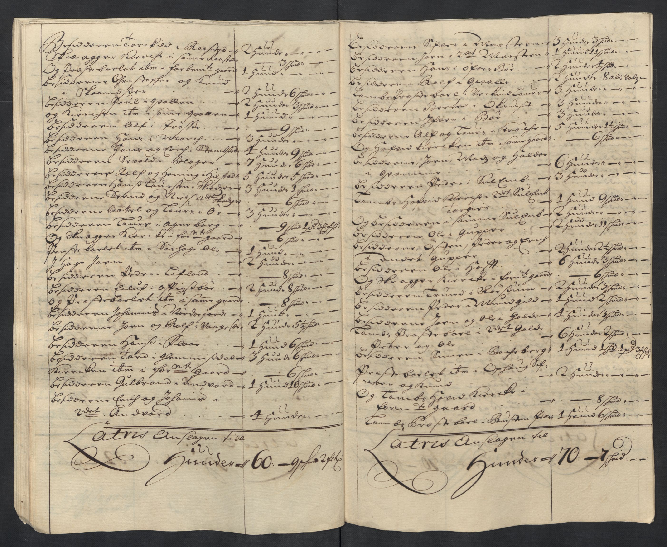 Rentekammeret inntil 1814, Reviderte regnskaper, Fogderegnskap, AV/RA-EA-4092/R17/L1178: Fogderegnskap Gudbrandsdal, 1705-1707, p. 369