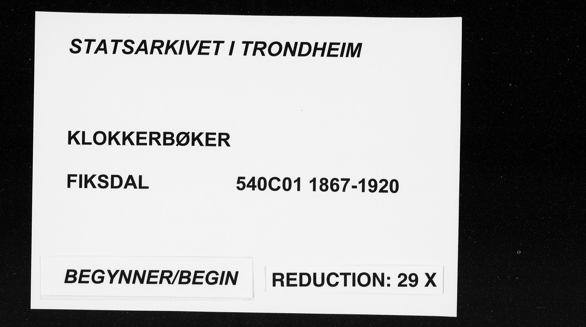 Ministerialprotokoller, klokkerbøker og fødselsregistre - Møre og Romsdal, SAT/A-1454/540/L0541: Parish register (copy) no. 540C01, 1867-1920