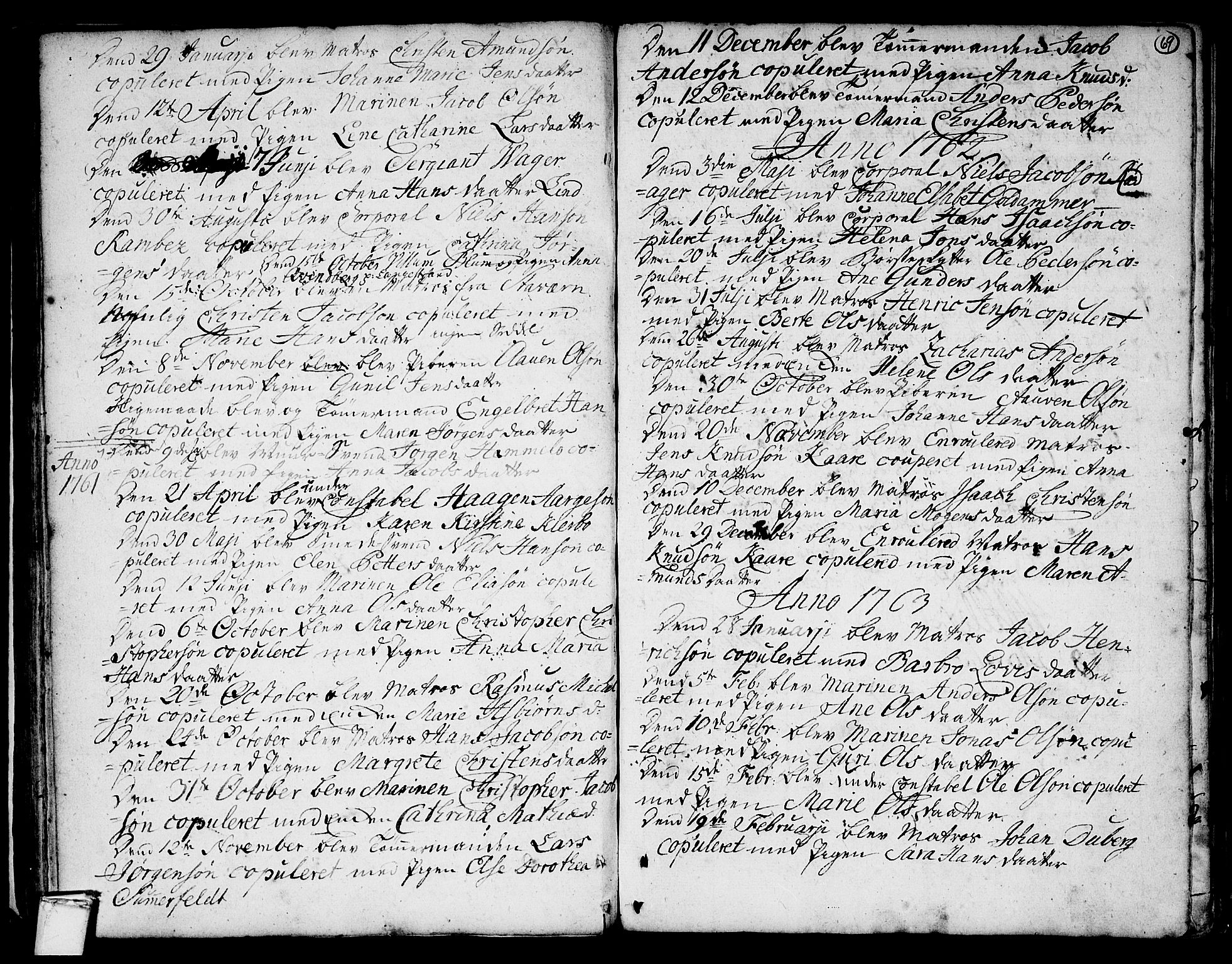 Stavern kirkebøker, SAKO/A-318/F/Fa/L0001: Parish register (official) no. 1, 1756-1782, p. 69