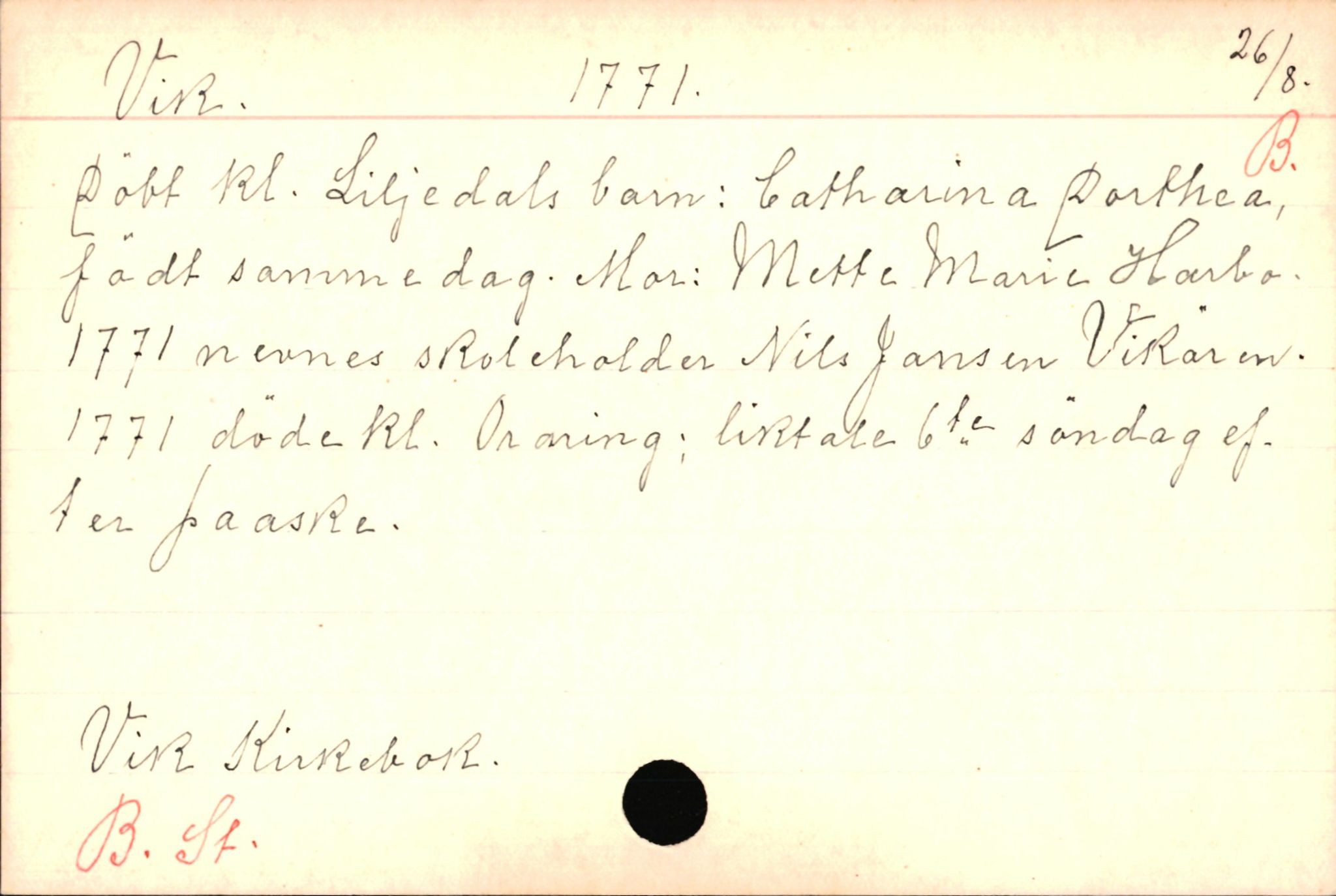 Haugen, Johannes - lærer, AV/SAB-SAB/PA-0036/01/L0001: Om klokkere og lærere, 1521-1904, p. 7637