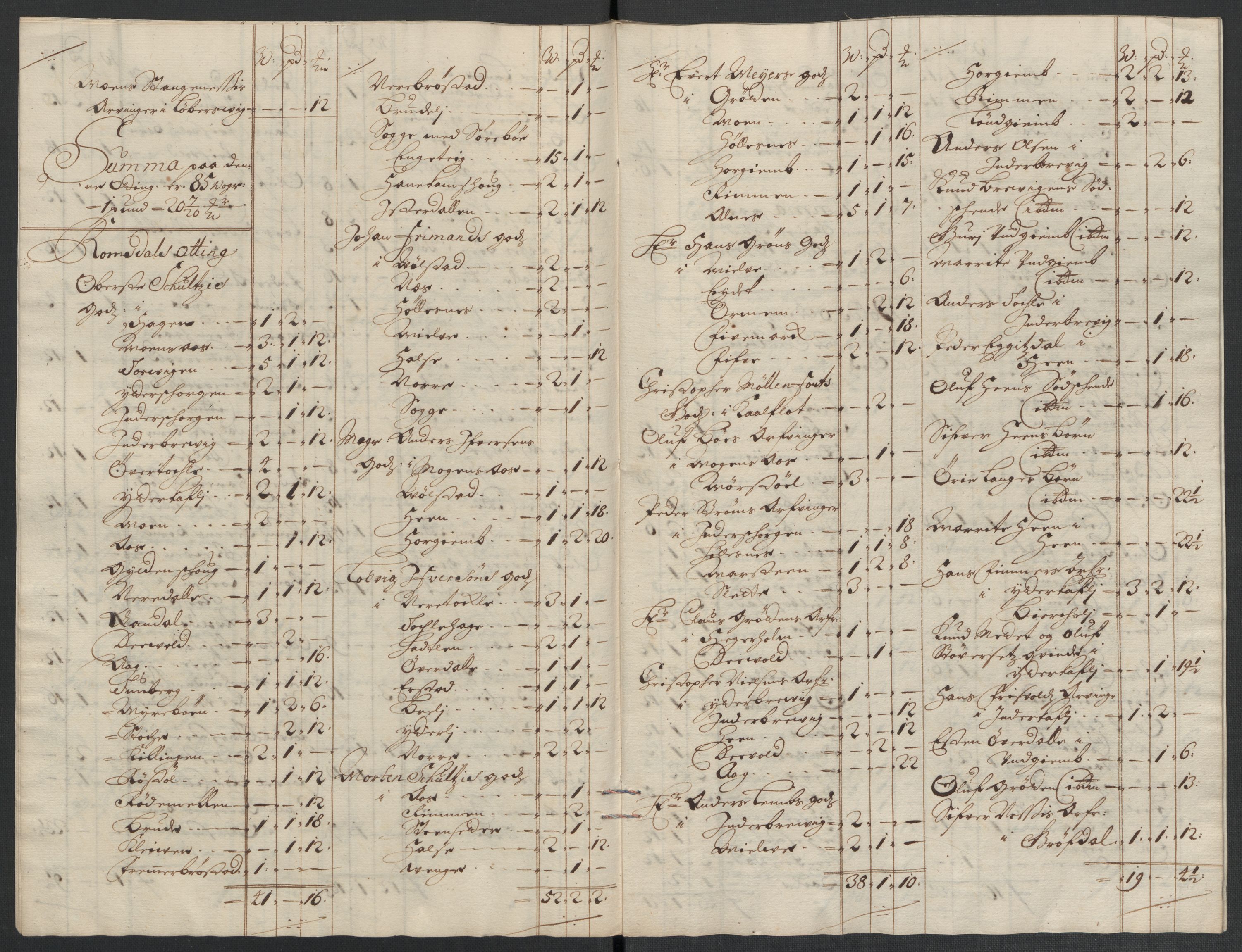 Rentekammeret inntil 1814, Reviderte regnskaper, Fogderegnskap, AV/RA-EA-4092/R55/L3653: Fogderegnskap Romsdal, 1697-1698, p. 73