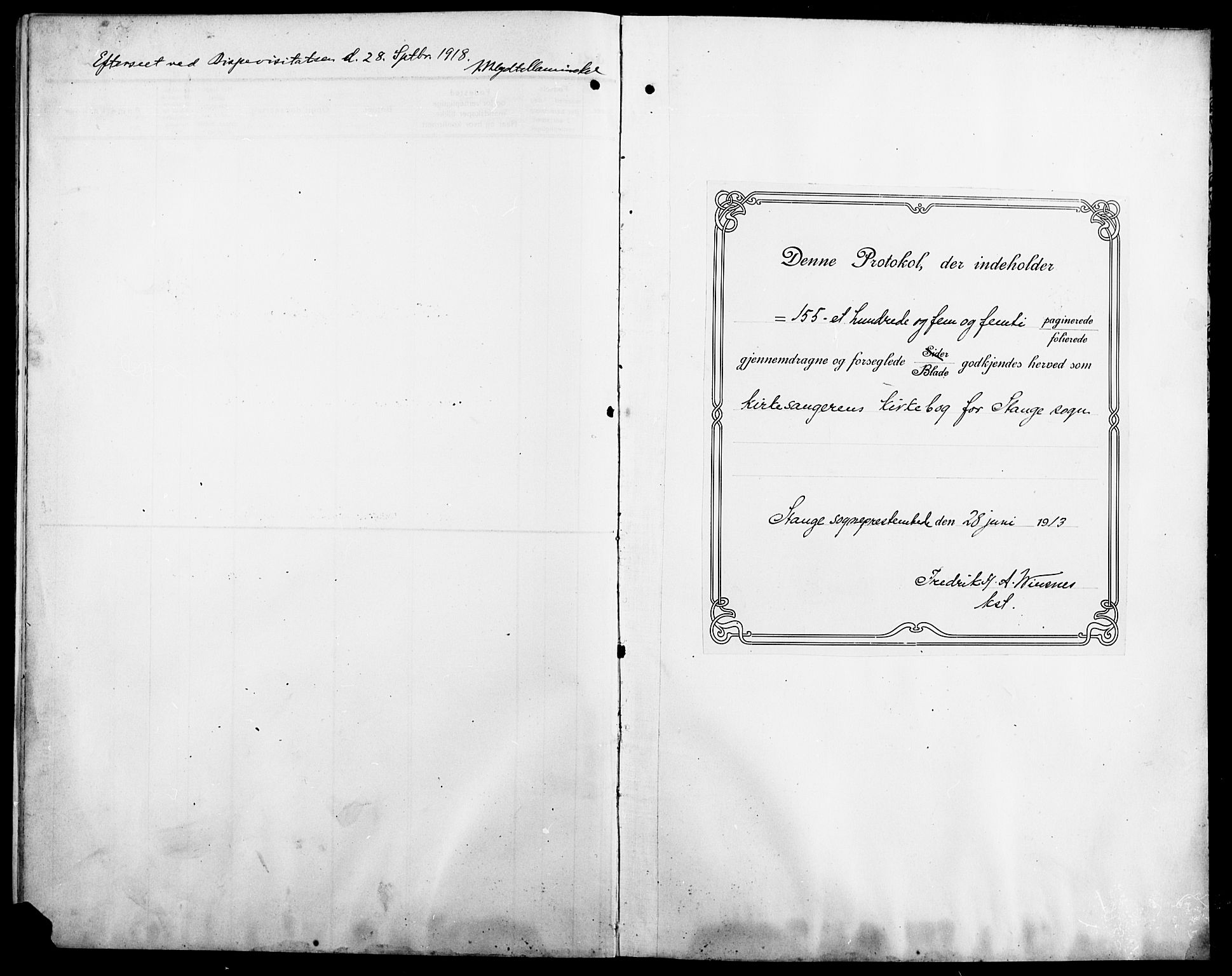 Stange prestekontor, SAH/PREST-002/L/L0014: Parish register (copy) no. 14, 1909-1917