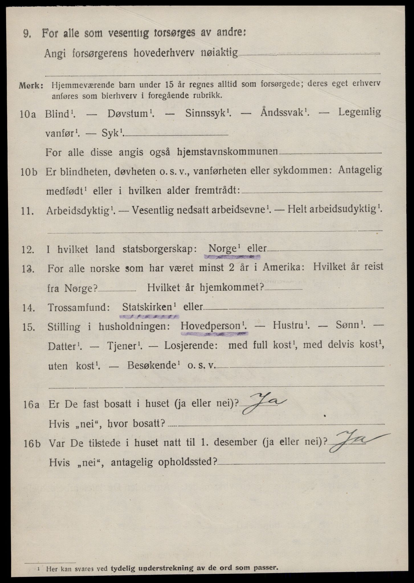 SAT, 1920 census for Hjørundfjord, 1920, p. 3020