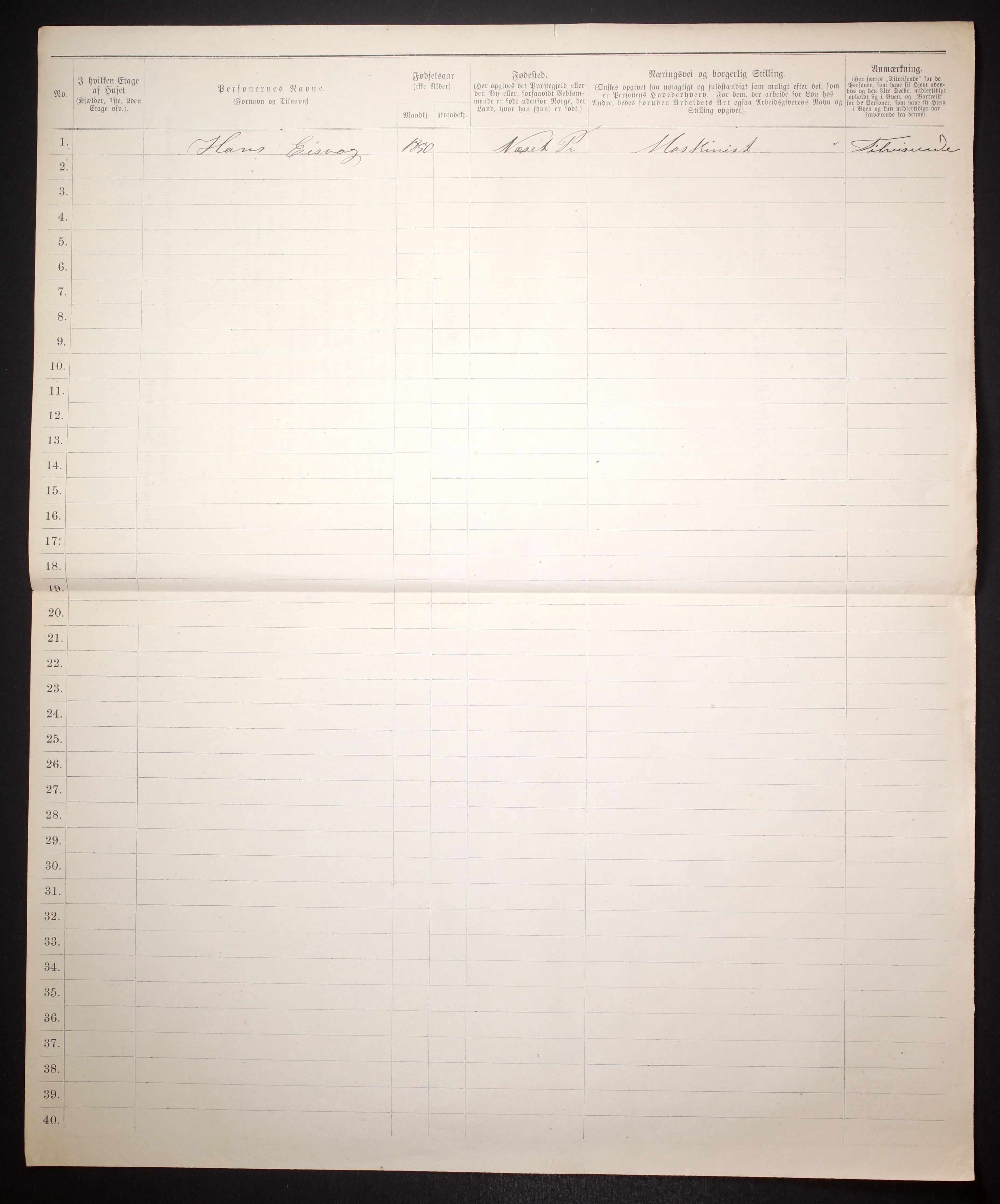 SAT, 1885 census for 1804 Bodø, 1885, p. 13