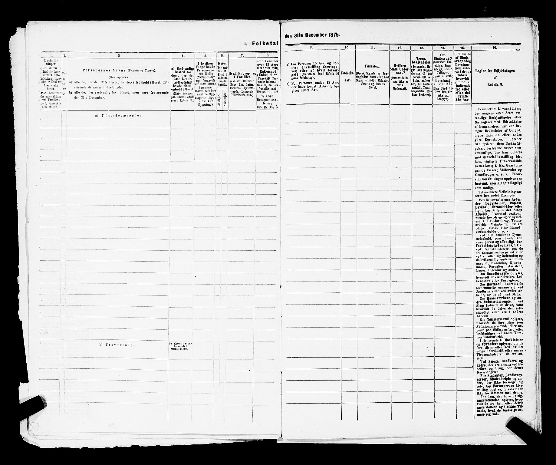 RA, 1875 census for 0103B Fredrikstad/Fredrikstad, 1875, p. 16