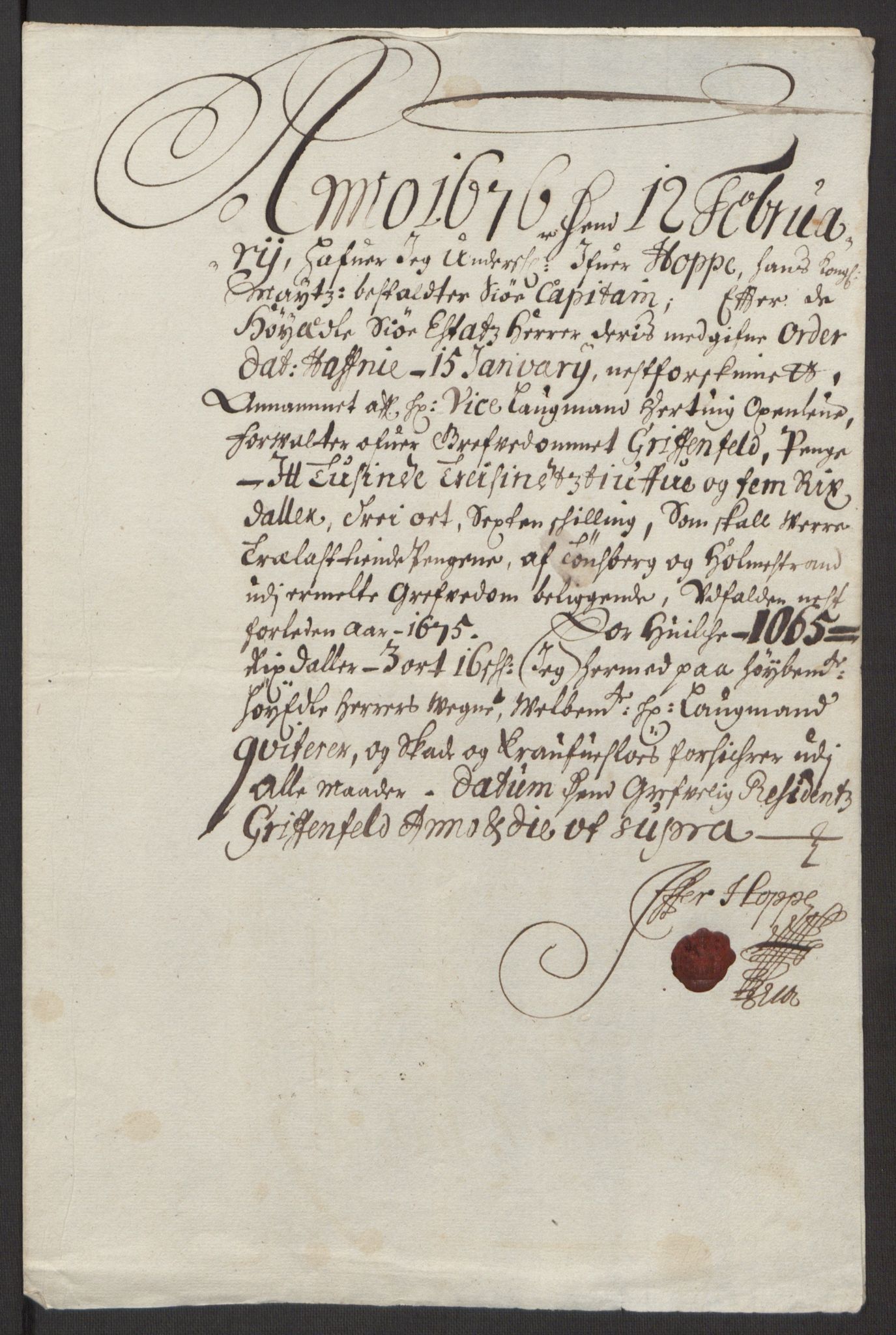 Rentekammeret inntil 1814, Reviderte regnskaper, Fogderegnskap, AV/RA-EA-4092/R32/L1844: Fogderegnskap Jarlsberg grevskap, 1674-1675, p. 49